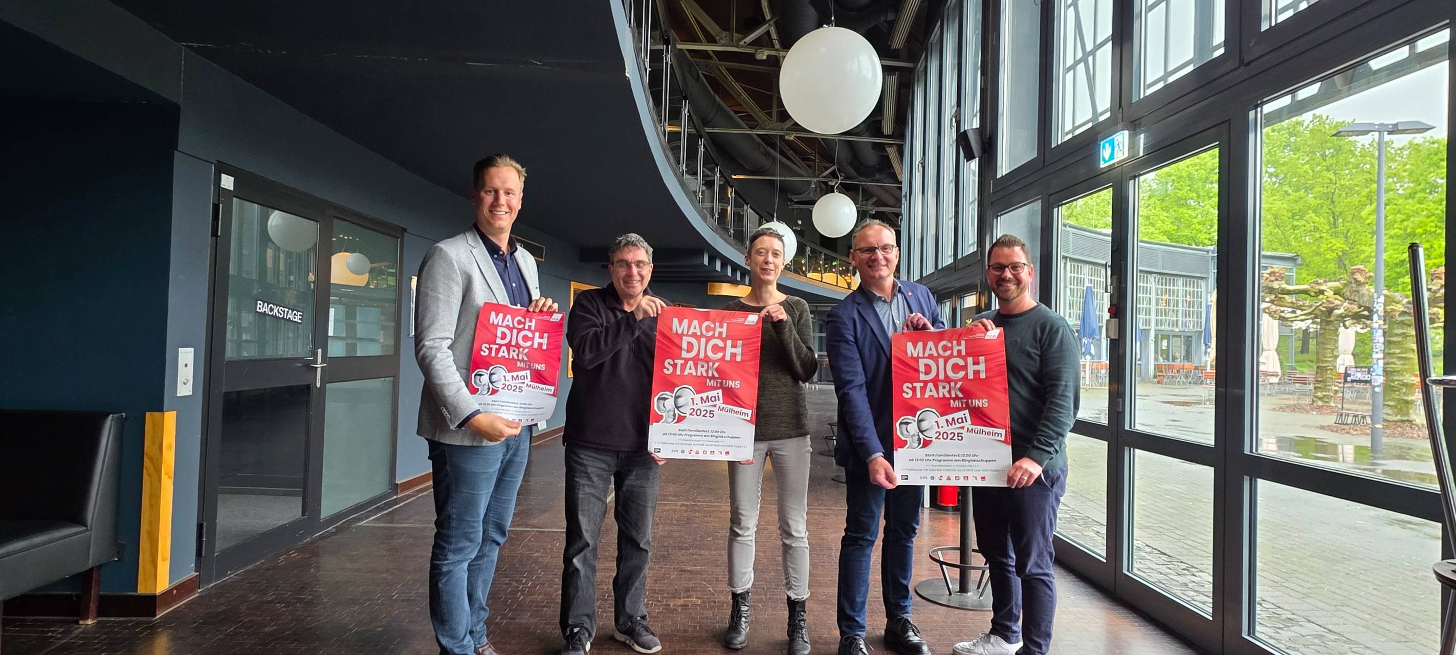 1. Mai: Kundgebung am Ringlokschuppen