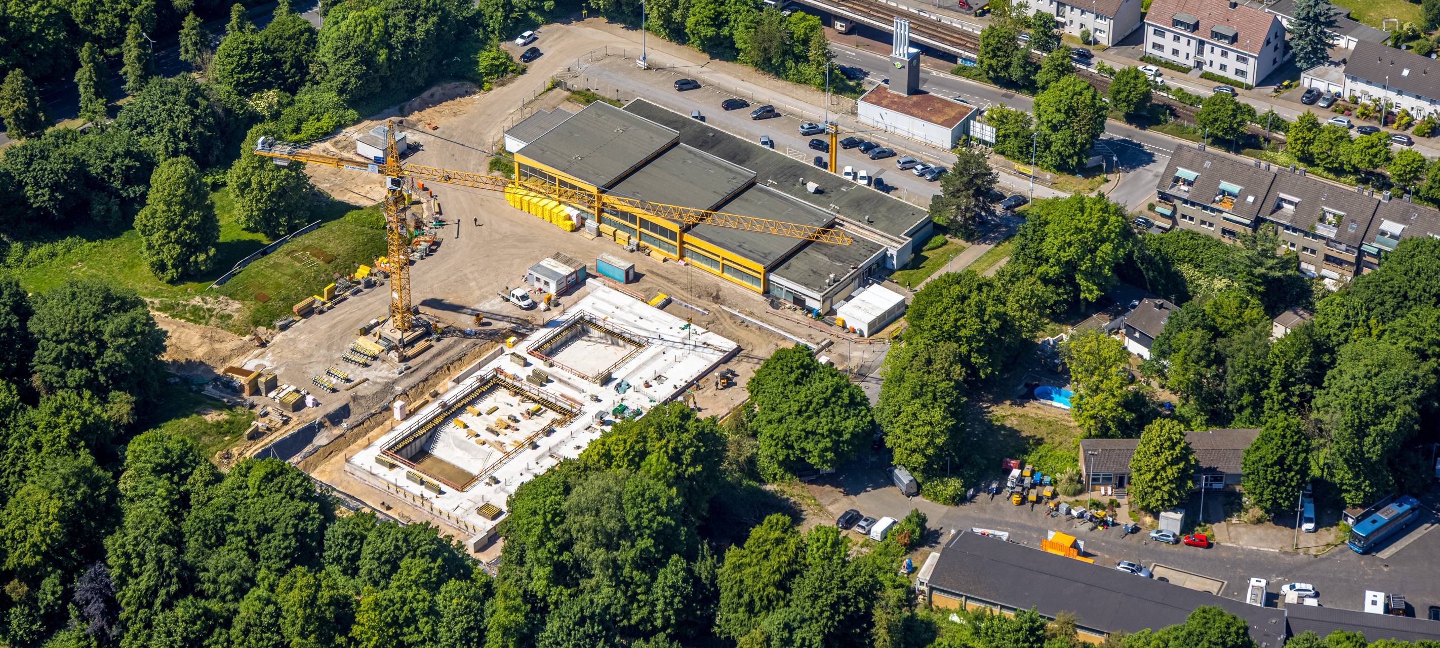 Hallenbad Heißen: Arbeiten im Zeitplan