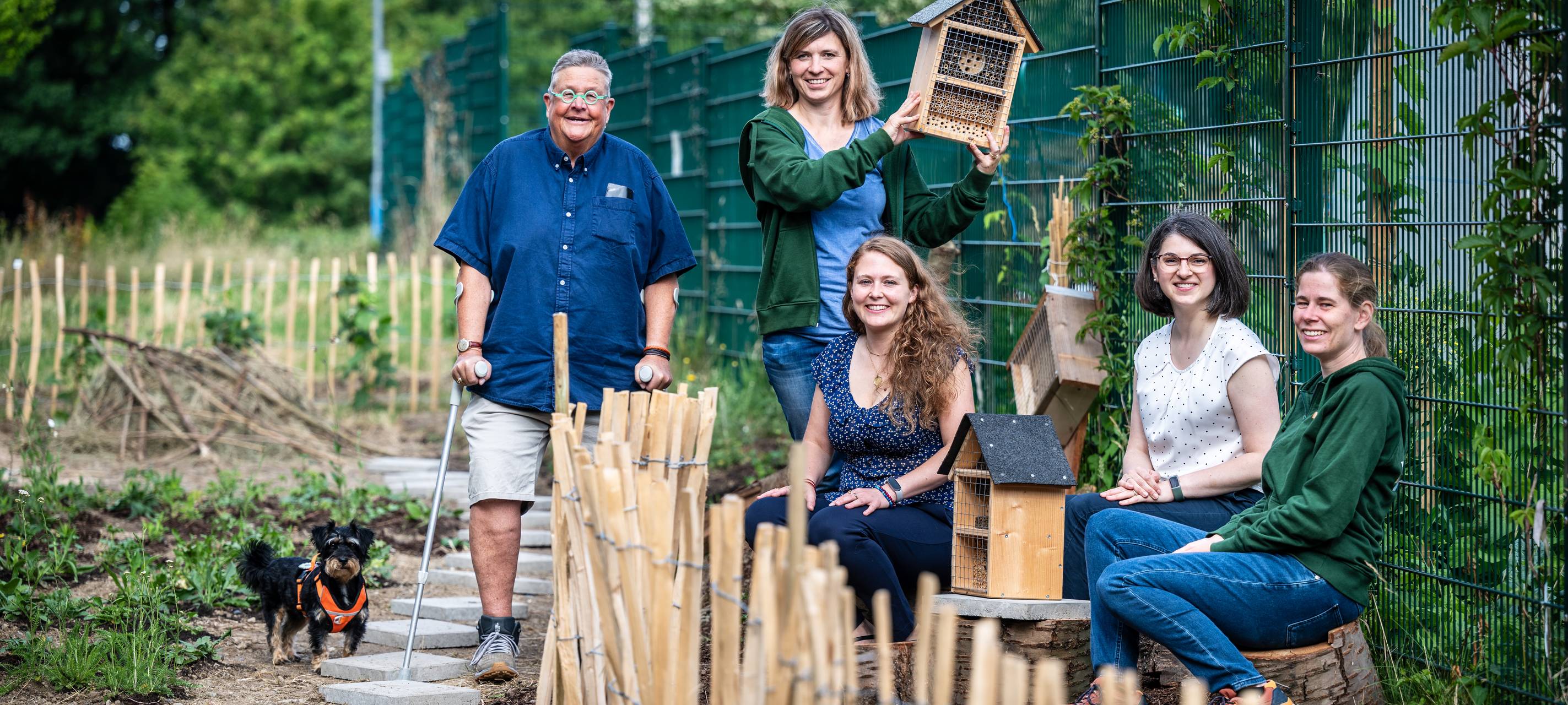 Eppinghofen: Neuer Insektengarten mit Barfußpfad