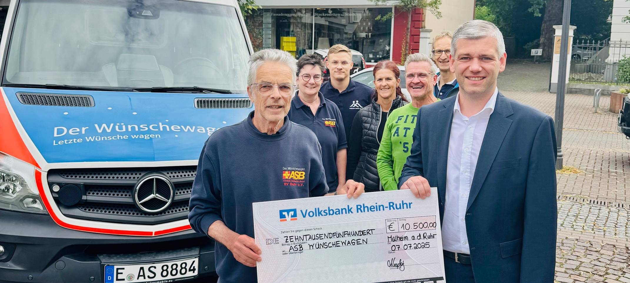 Charity Run: 10.500 Euro für ASB-Wünschewagen