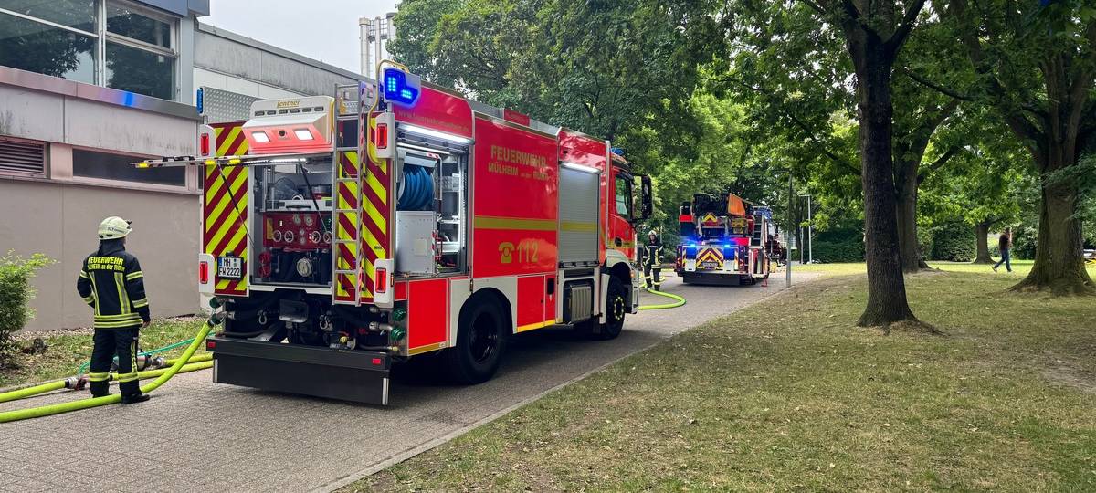 Feuer im Schulzentrum Boverstraße