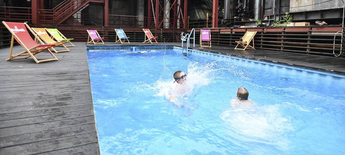 Werksschwimmbad auf Zollverein in Essen öffnet