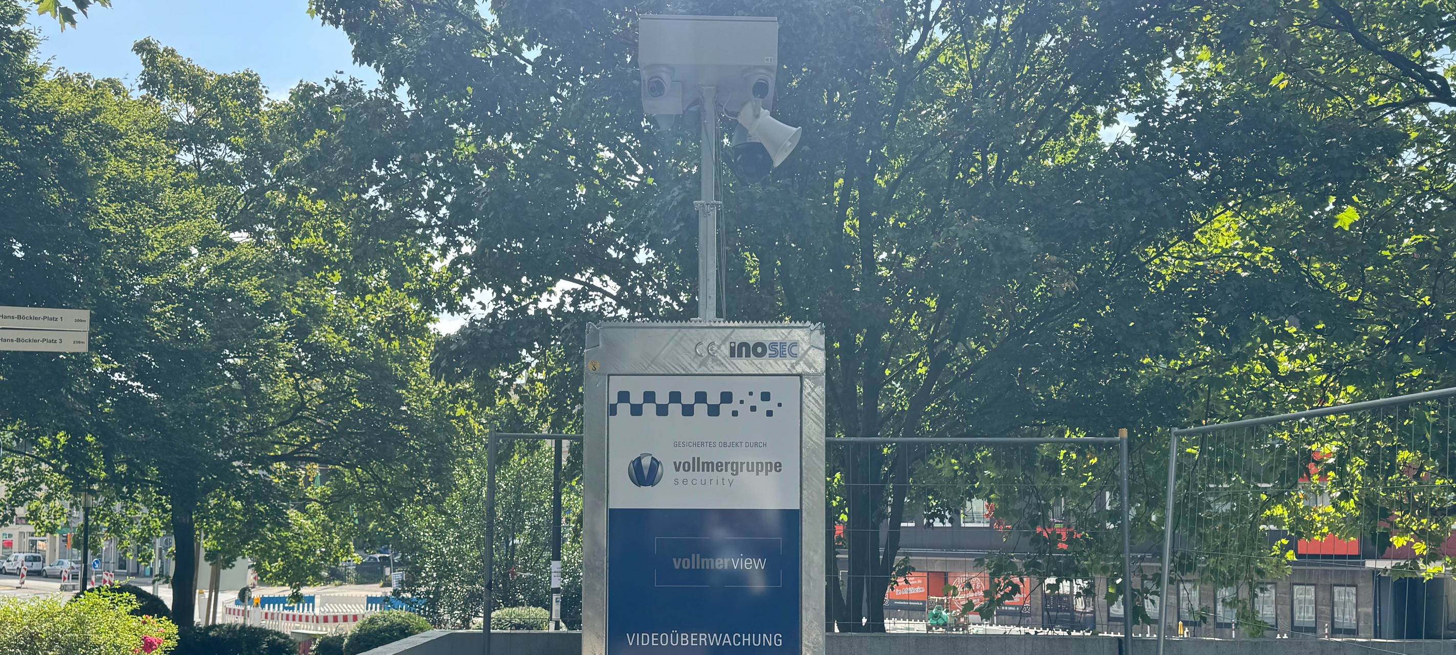 Hans-Böckler-Platz - Videoüberwachung scharfgeschaltet