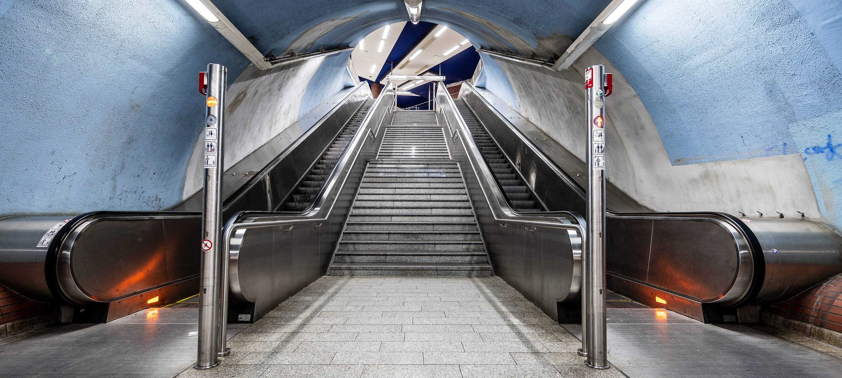 U-Bahnhof Stadtmitte: Rolltreppen werden erneuert