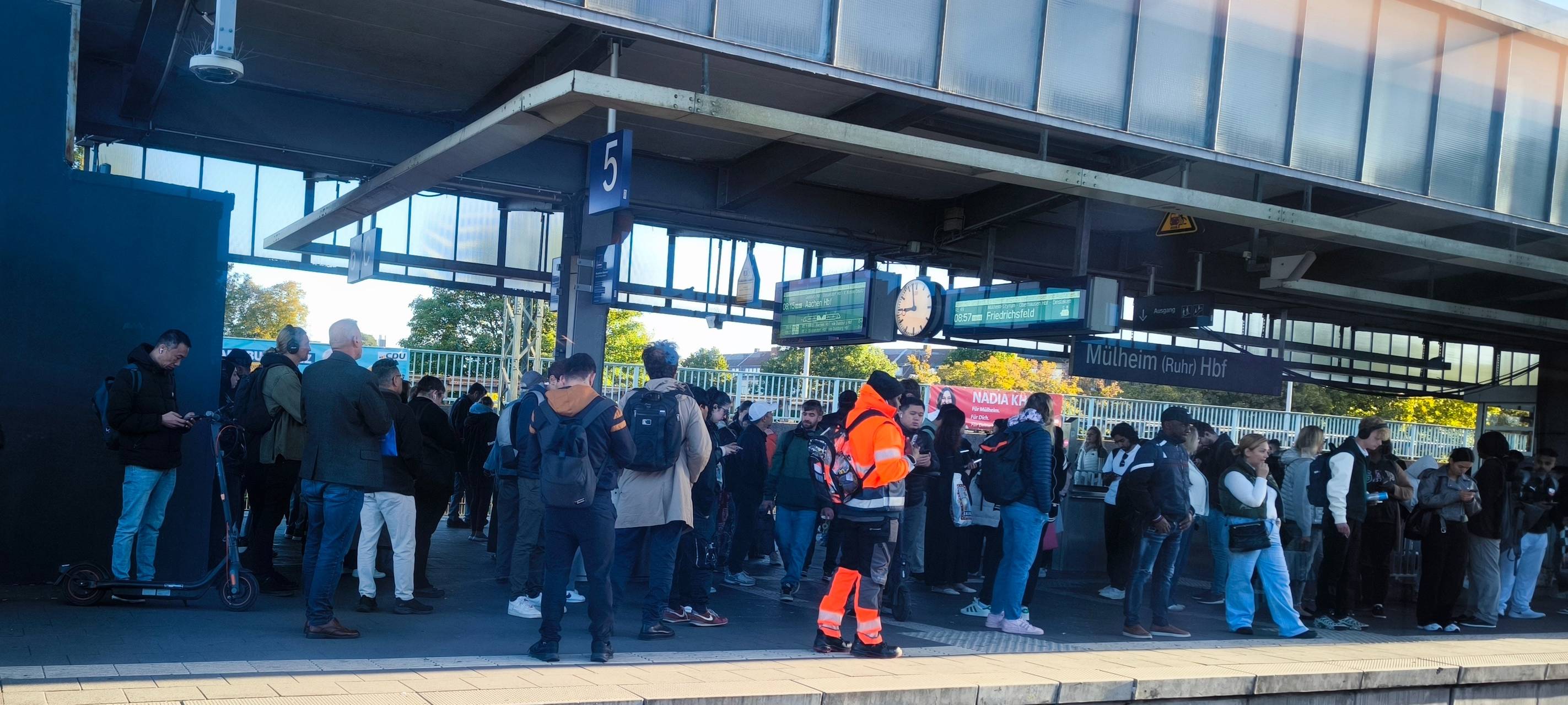 Streckensperrung: Tausende Pendler kamen nicht weiter