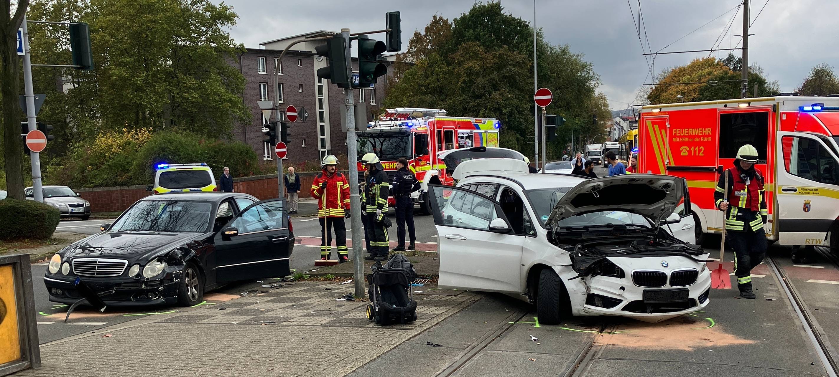 Mehr Unfälle auf NRW-Straßen: Gefahrenstellen in Mülheim