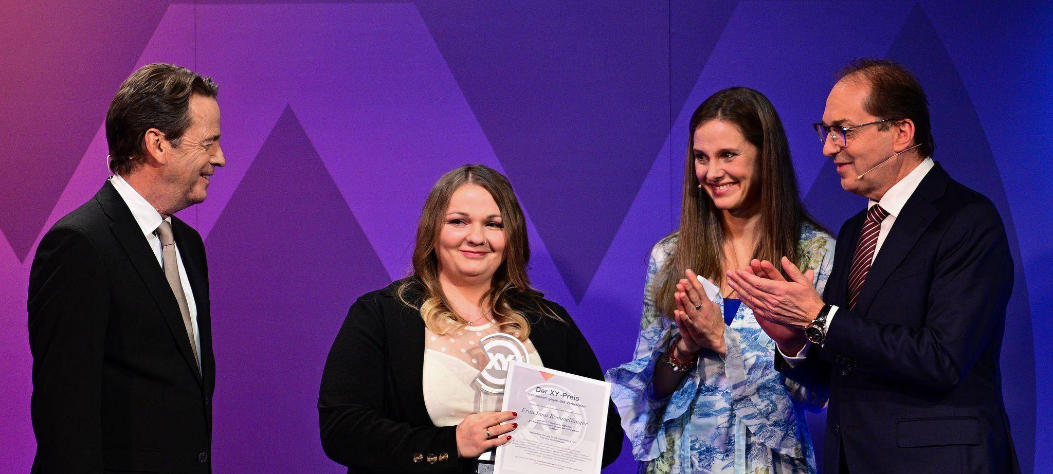 Verleihung des XY-Preises für Zivilcourage