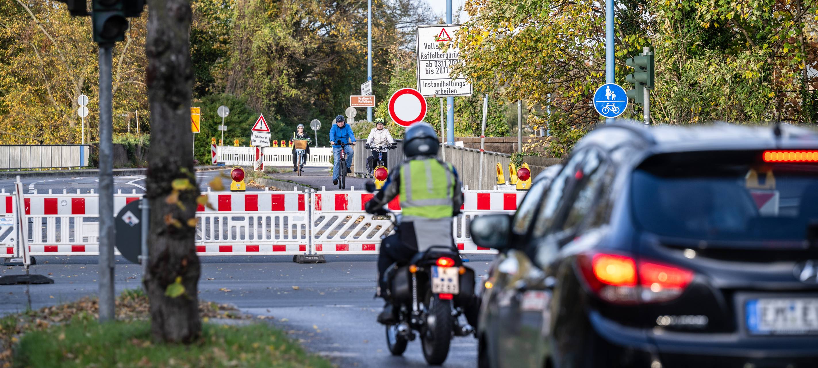Bauarbeiten: Raffelbergbrücke wieder frei