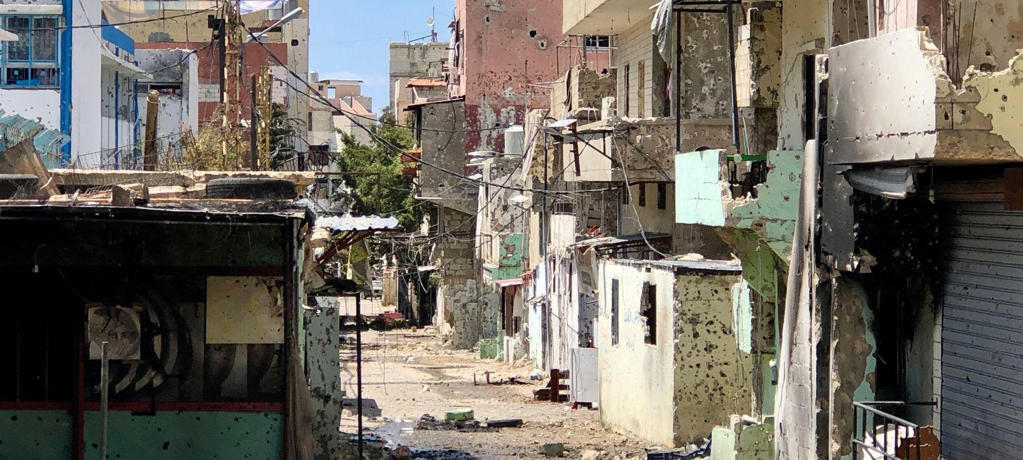 Lage im palästinensischen Lager Ain al-Hilwah im Libanon