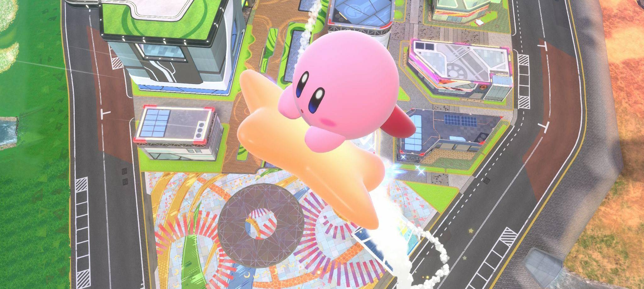 Screenshot aus dem Spiel «Kirby Air Riders»