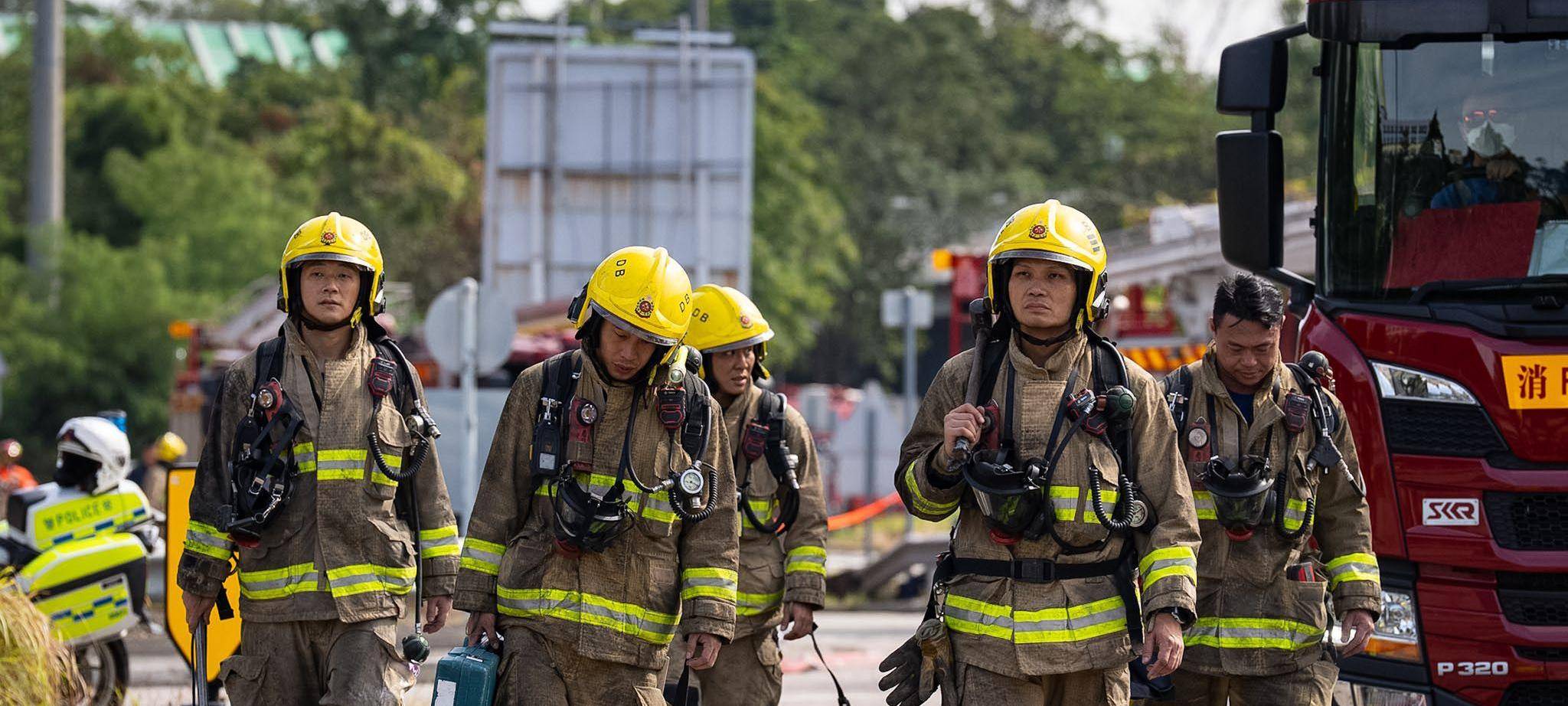 Nach Brand in Hongkong