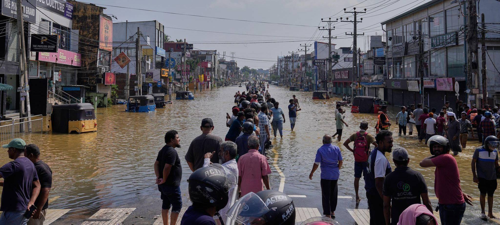 Überschwemmungen in Sri Lanka