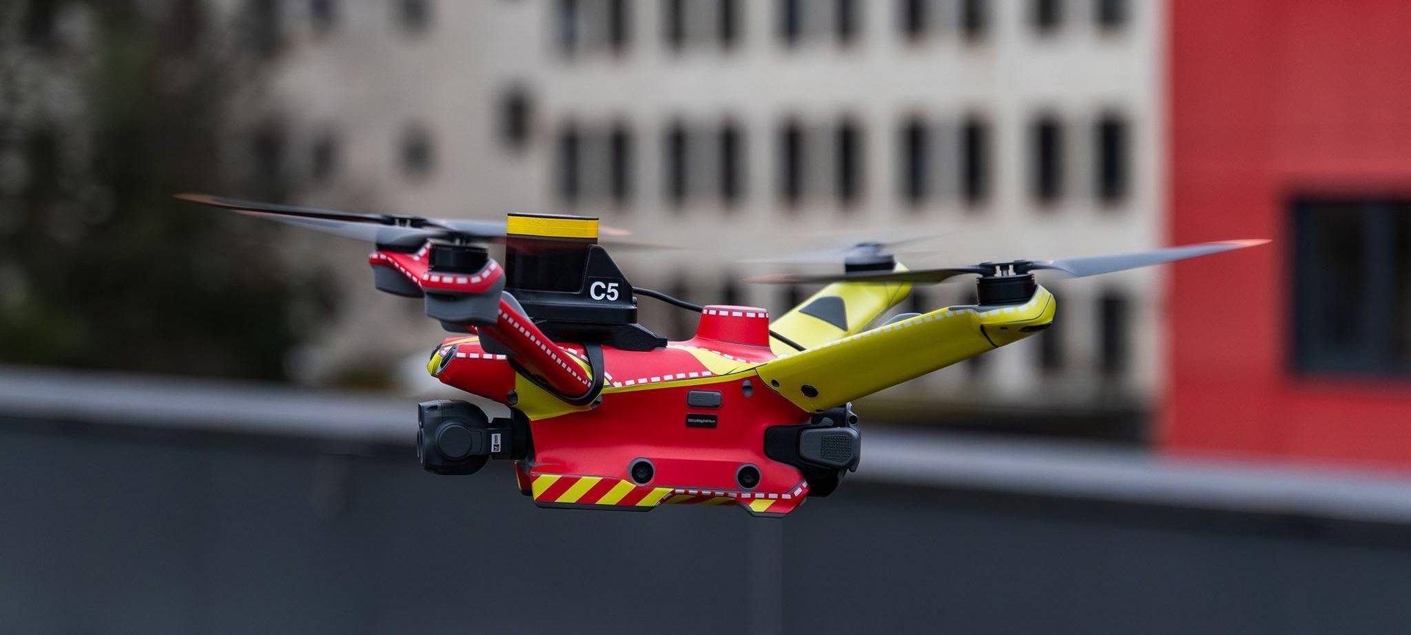 Pilotprojekt in München - Drohnen fliegen Feuerwehr voraus