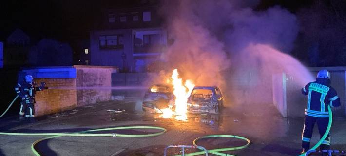 Brandbekämpfung PKW