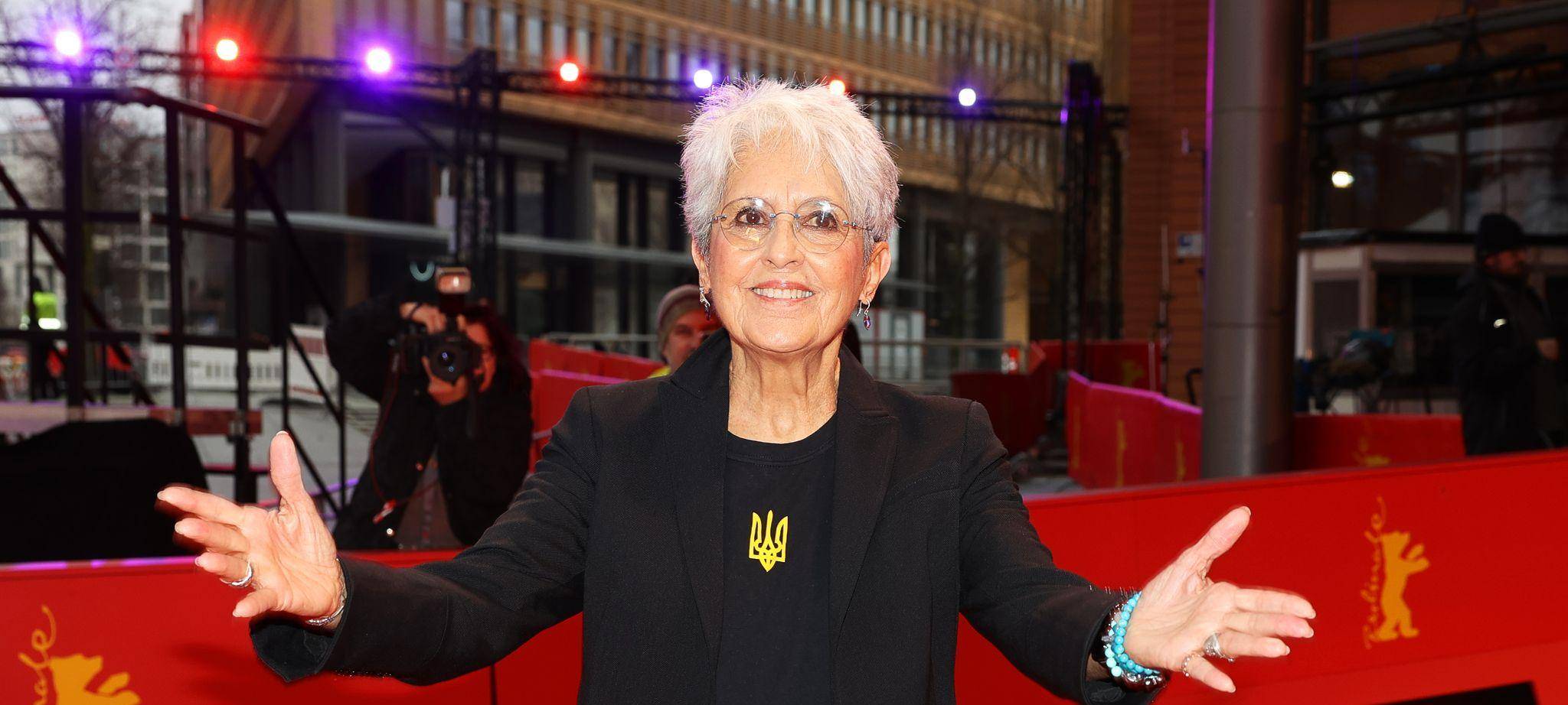 Die US-Sängerin Joan Baez