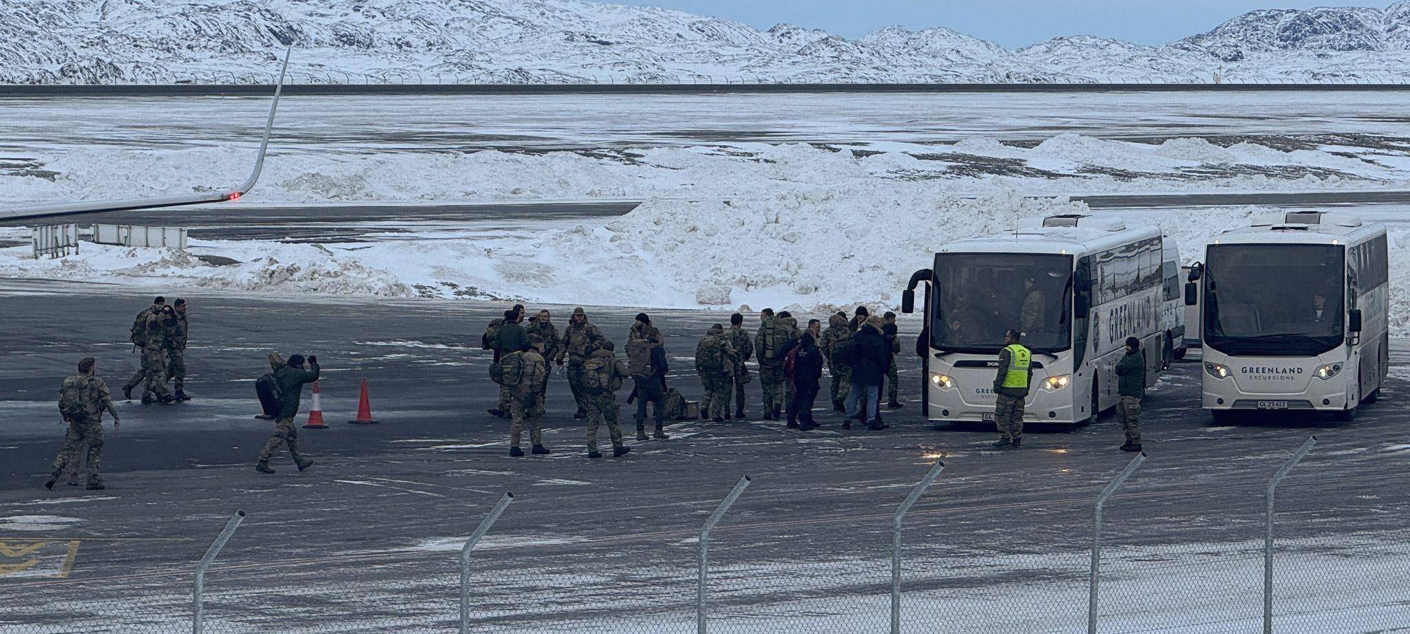 Deutsches Bundeswehr-Team kommt abends auf Grönland an