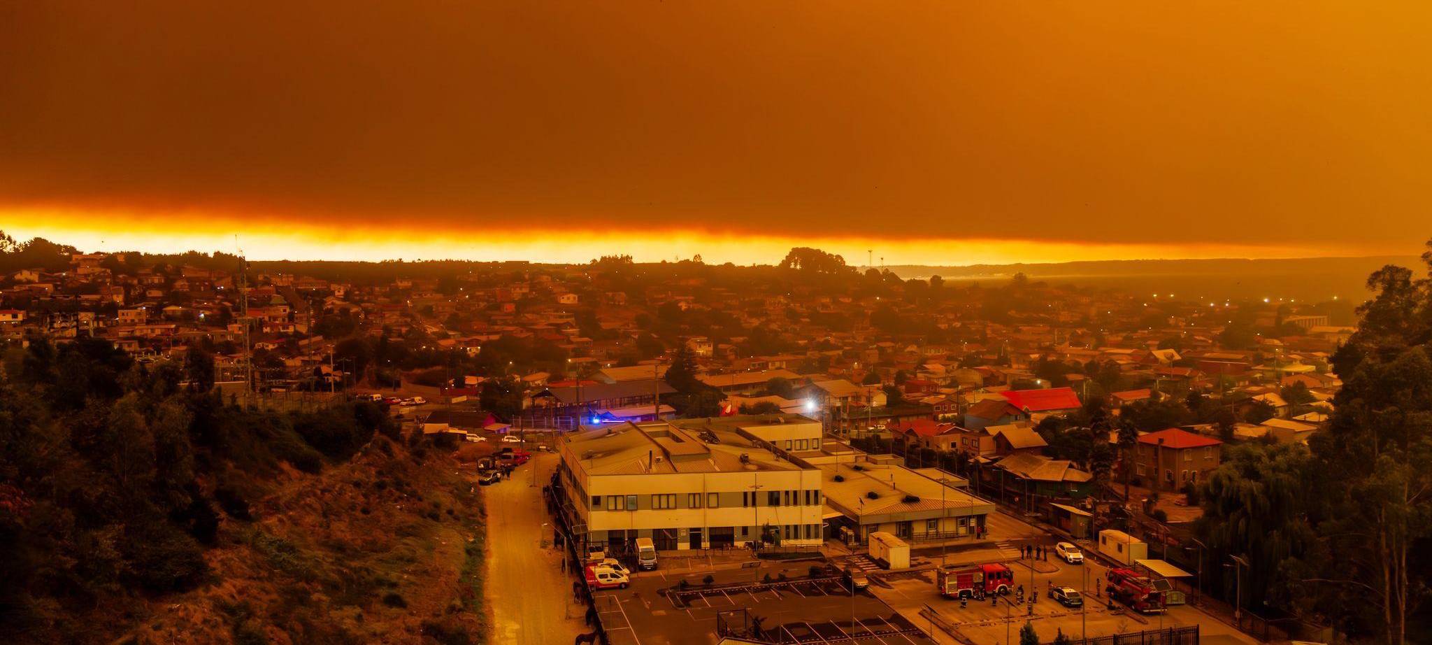 Waldbrände in Chile