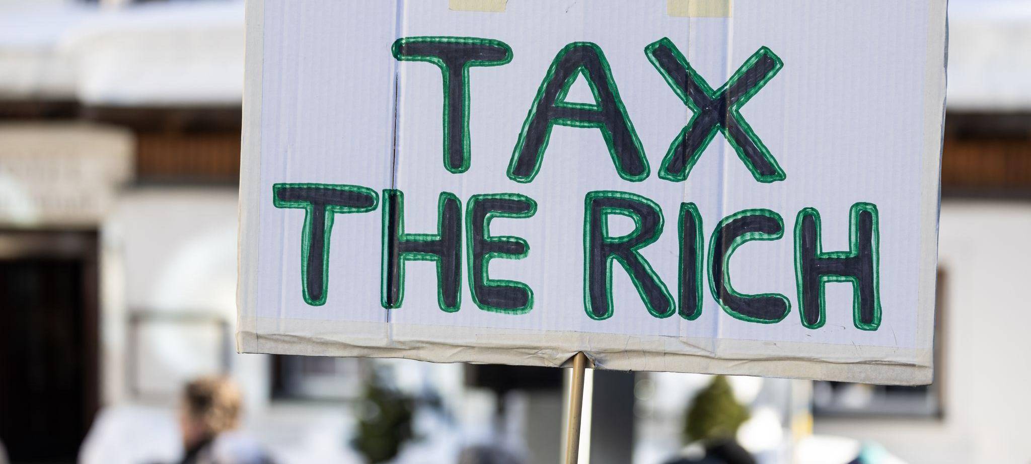 Demonstration beim WEF