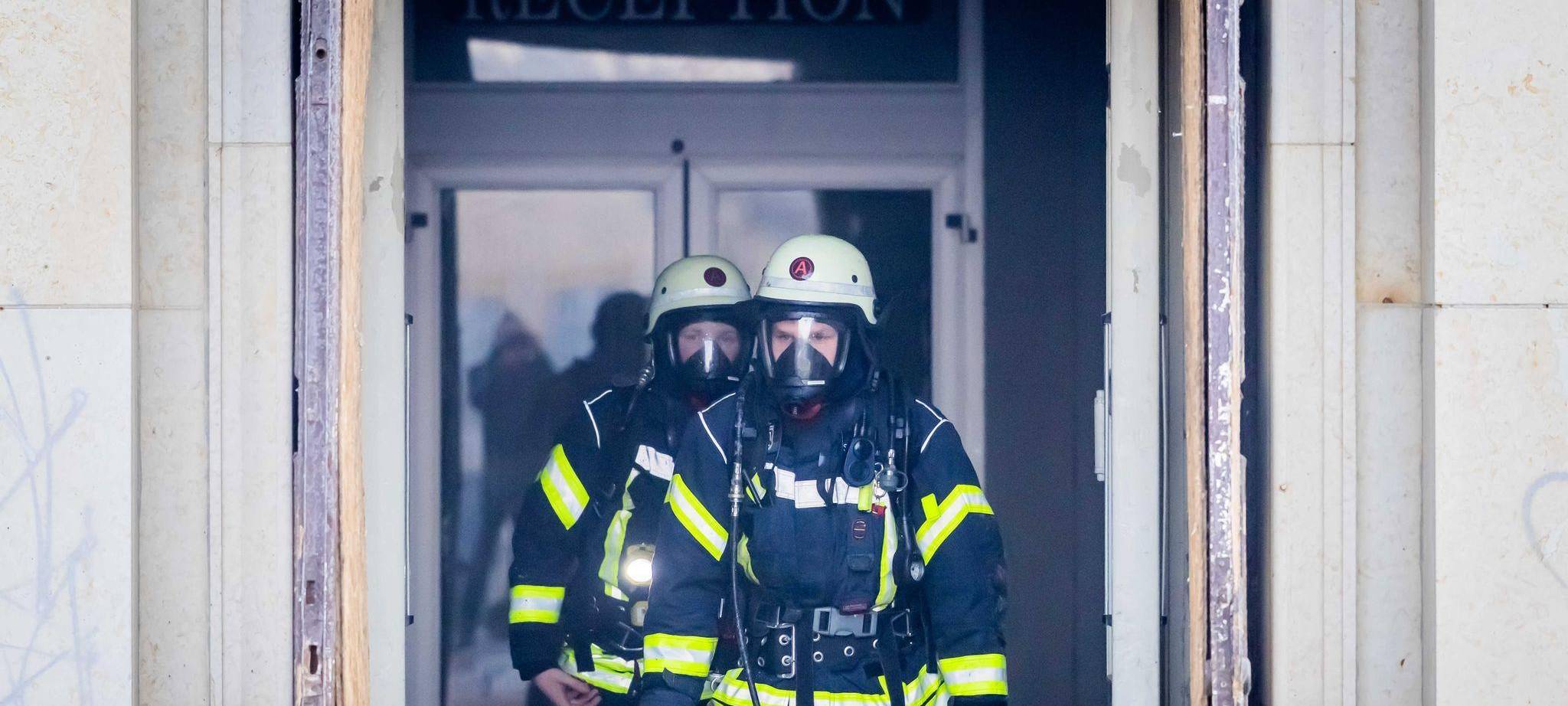 Brand auf Bogensee-Areal in Wandlitz