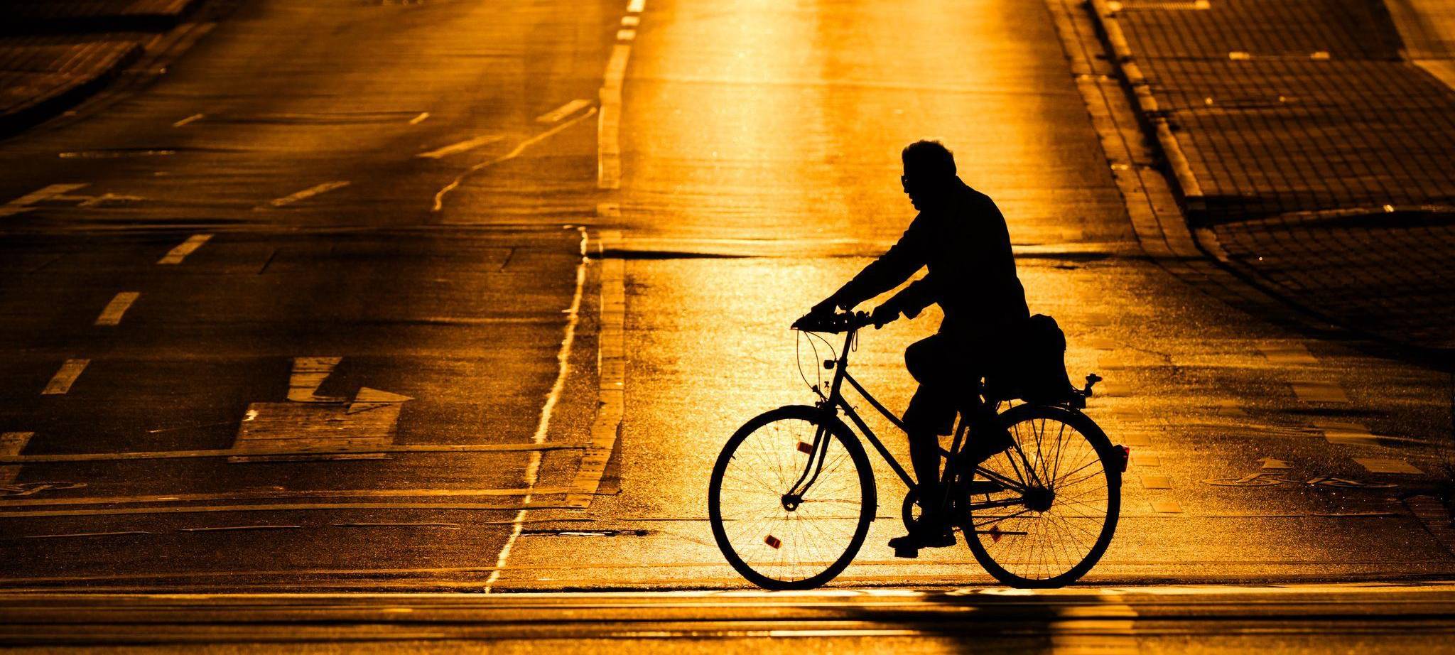 Fahrradfahrer in der Region Hannover