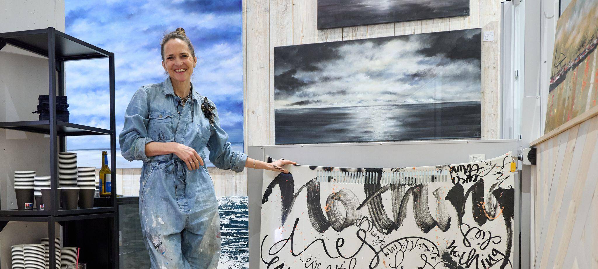 Künstlerin Jeannine Platz - Tag der Handschrift