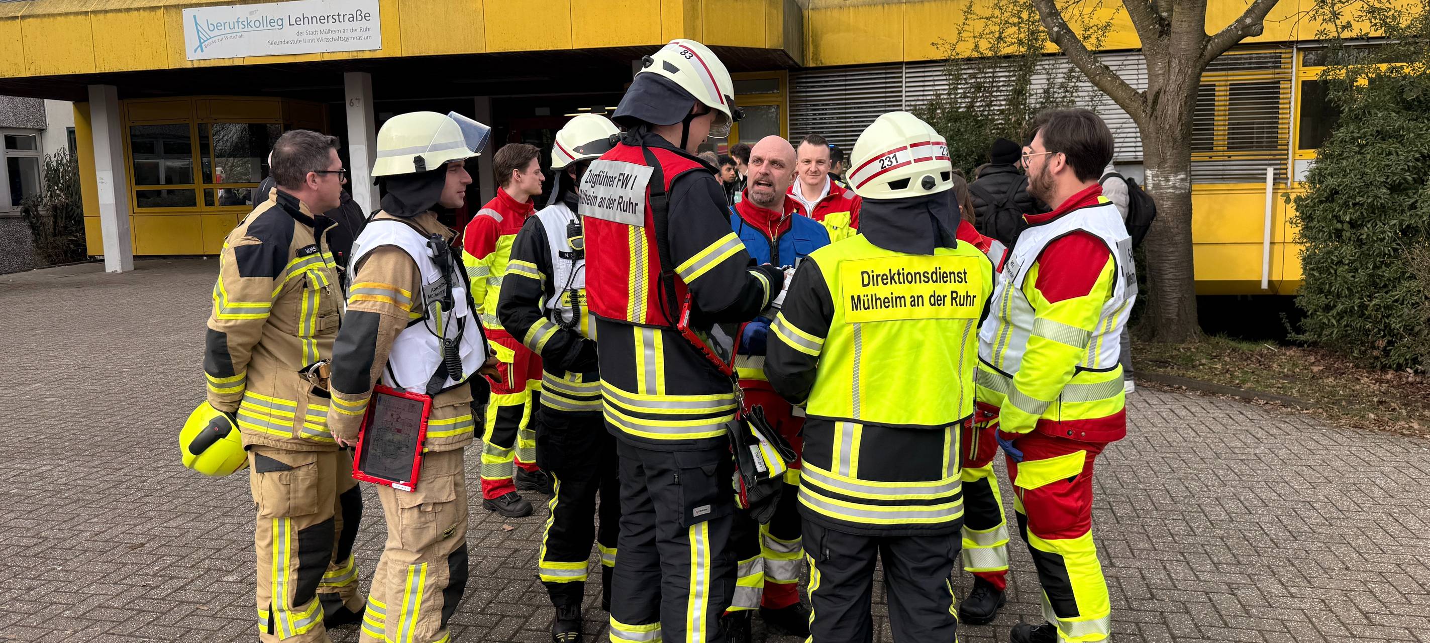 Reizgas-Alarm am Berufskolleg