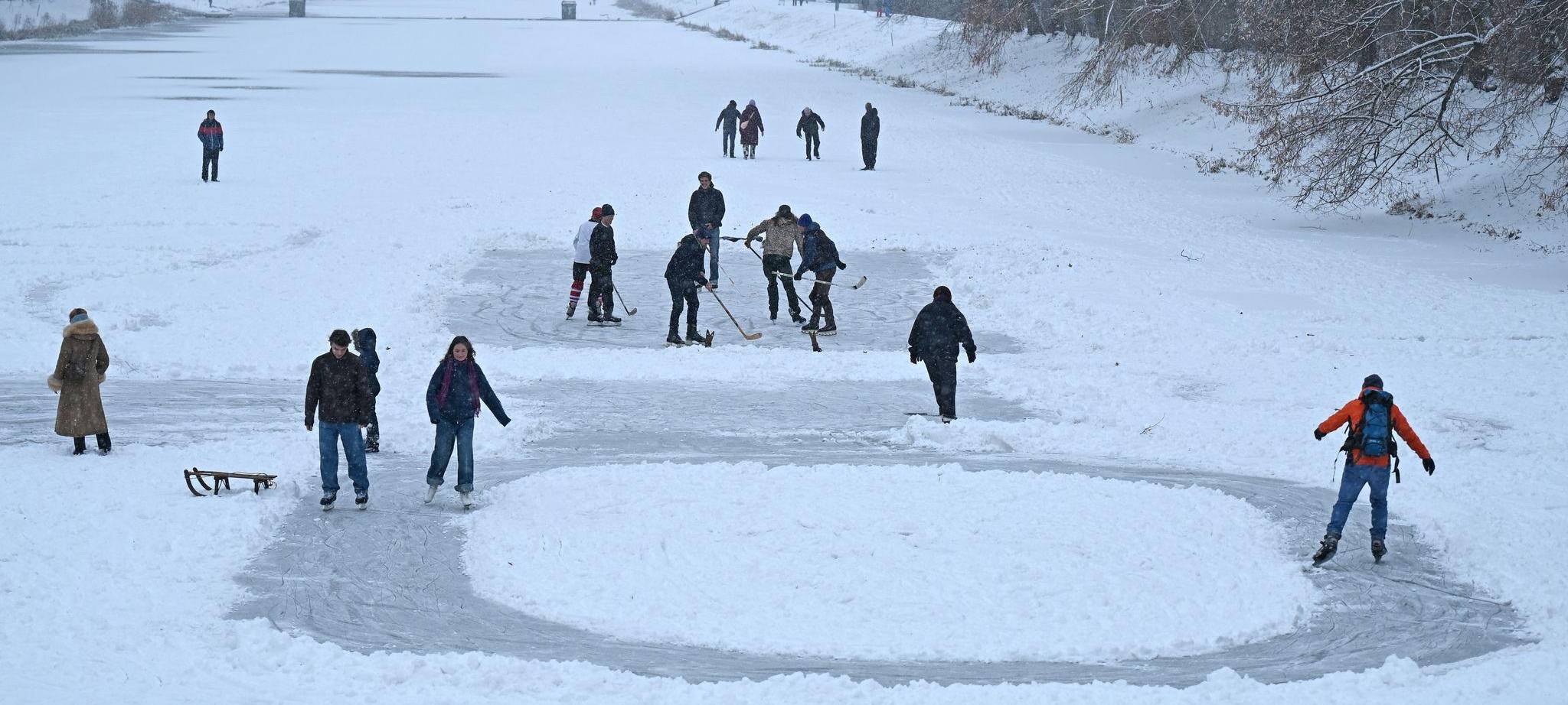 Winterwetter in Sachsen