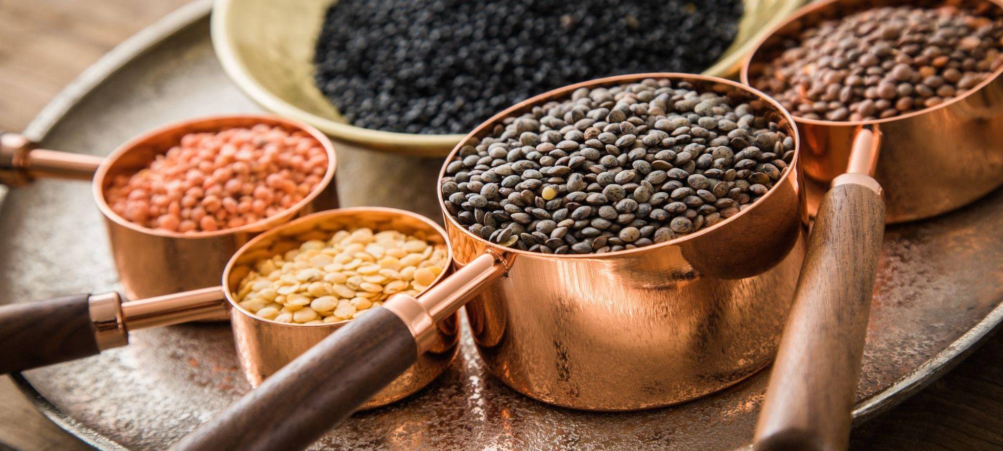 Verschiedene Linsensorten