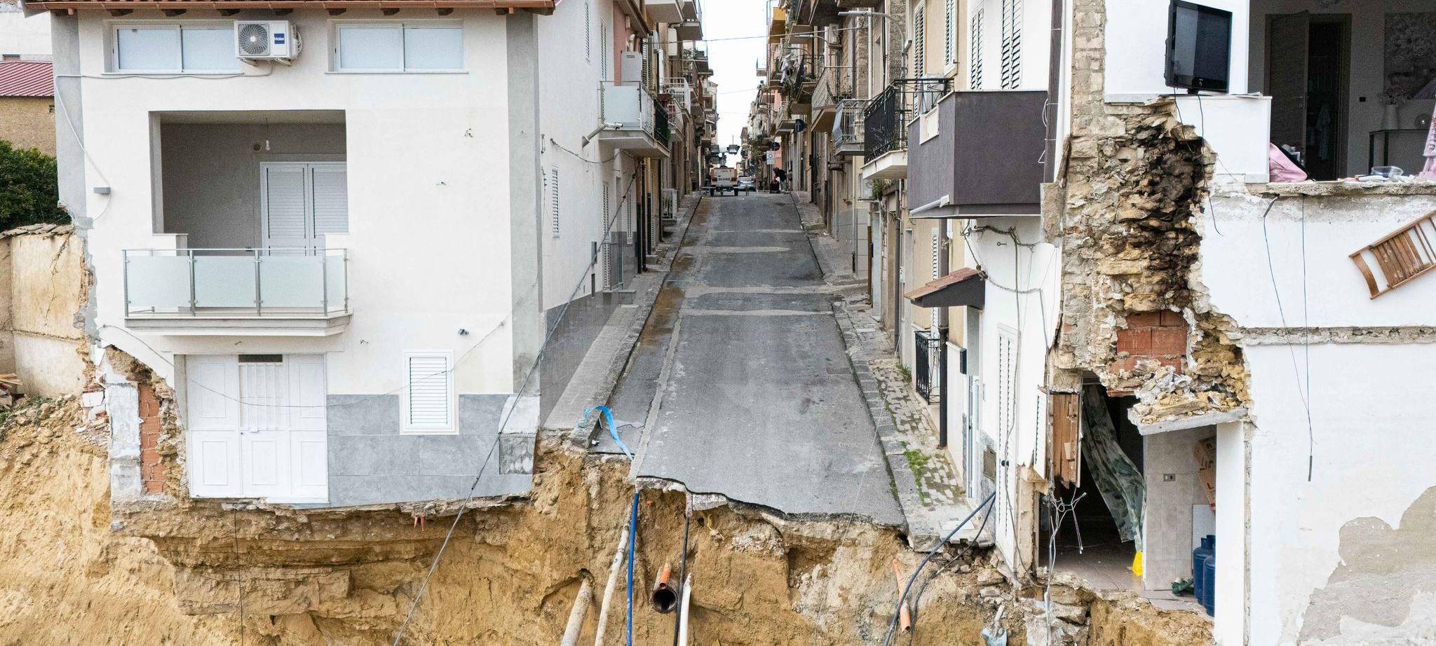 Erdrutsch in Sizilien