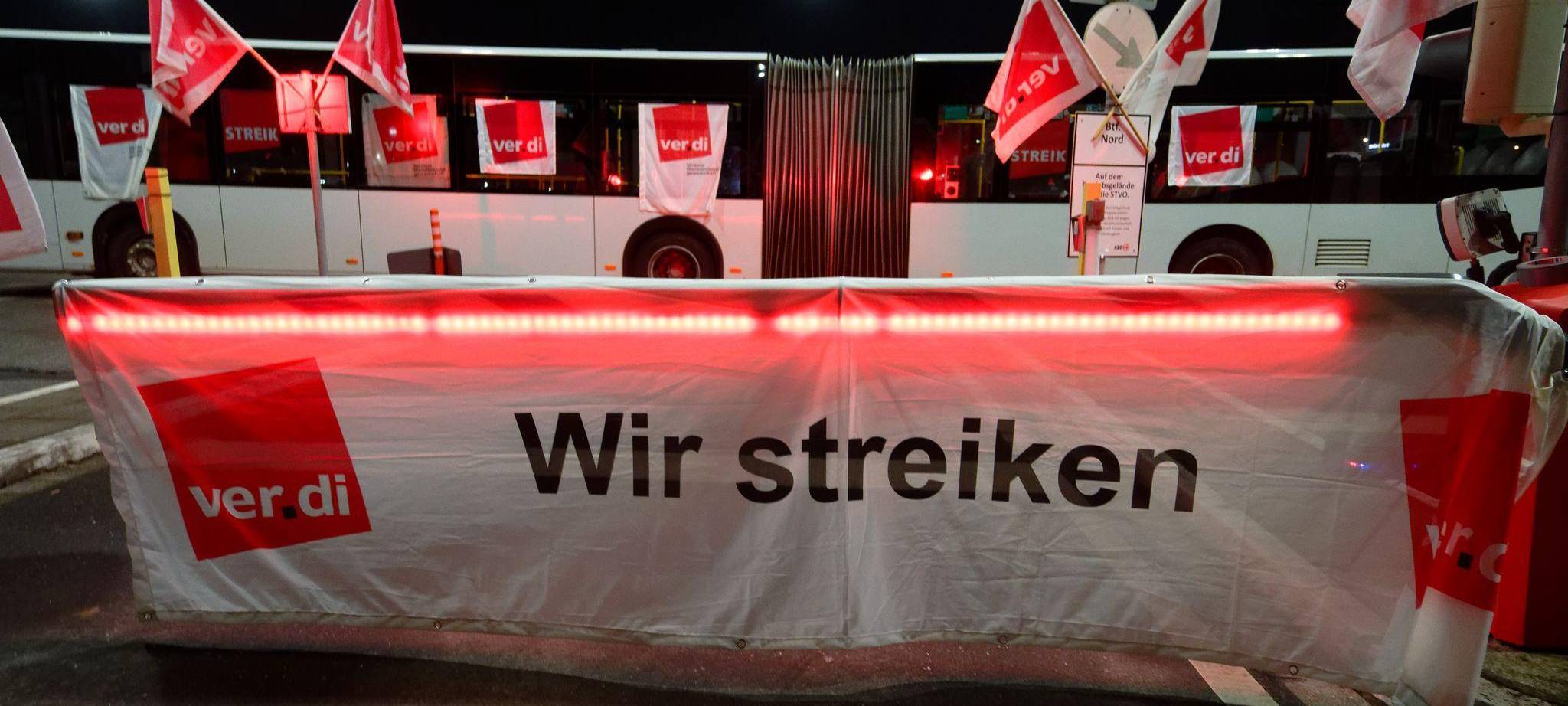 Verdi-Warnstreiks im Nahverkehr – Nordrhein-Westfalen