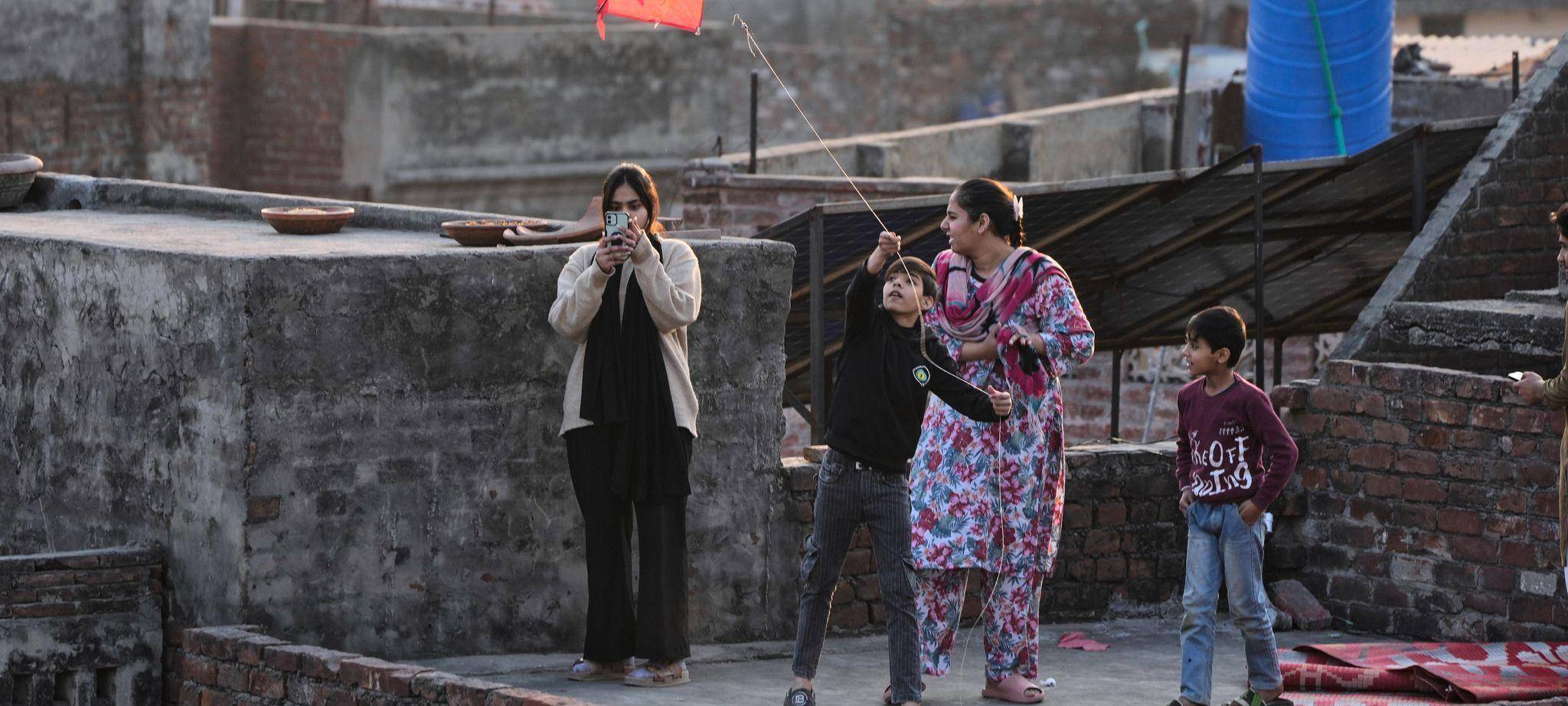 Drachenflug-Fest in Lahore