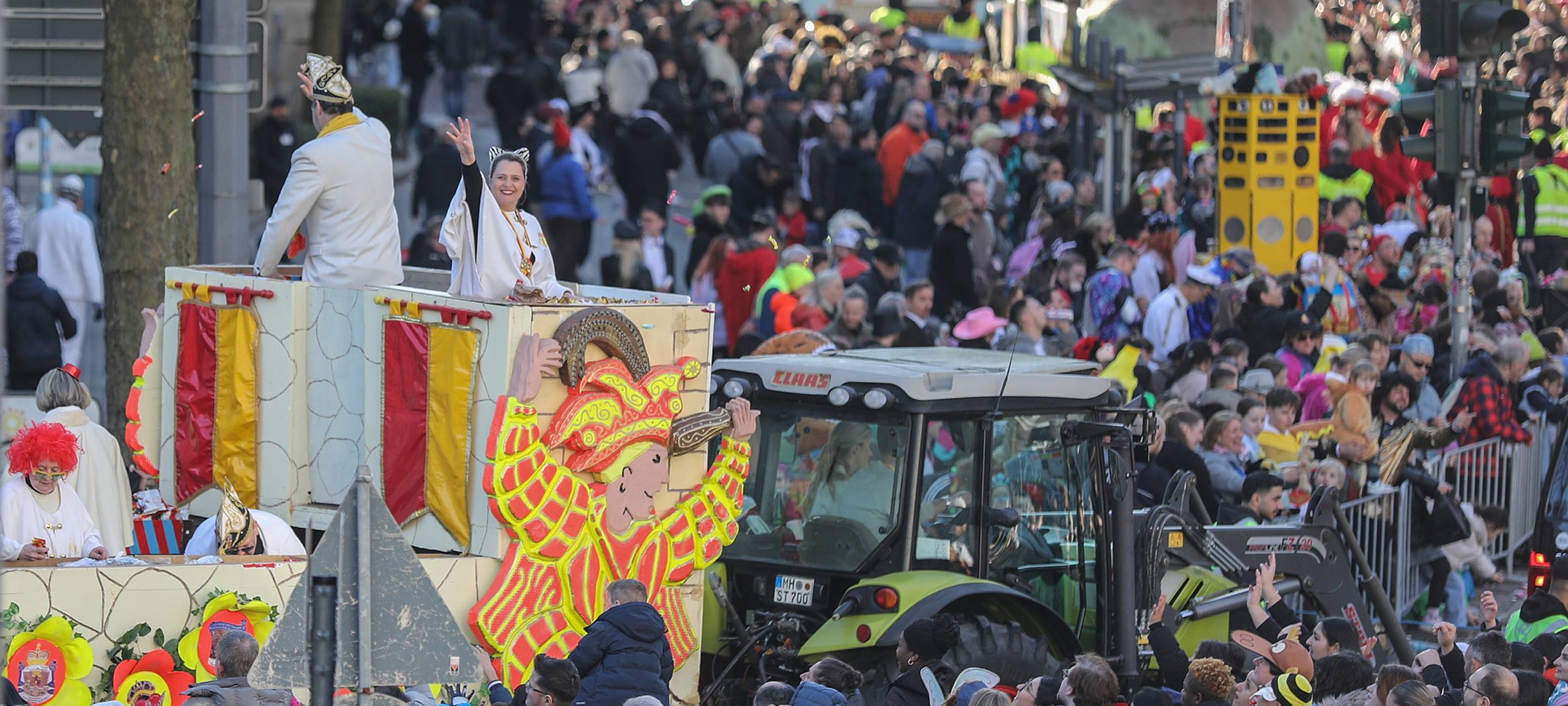 Glasverbot und Sperrungen an Rosenmontag