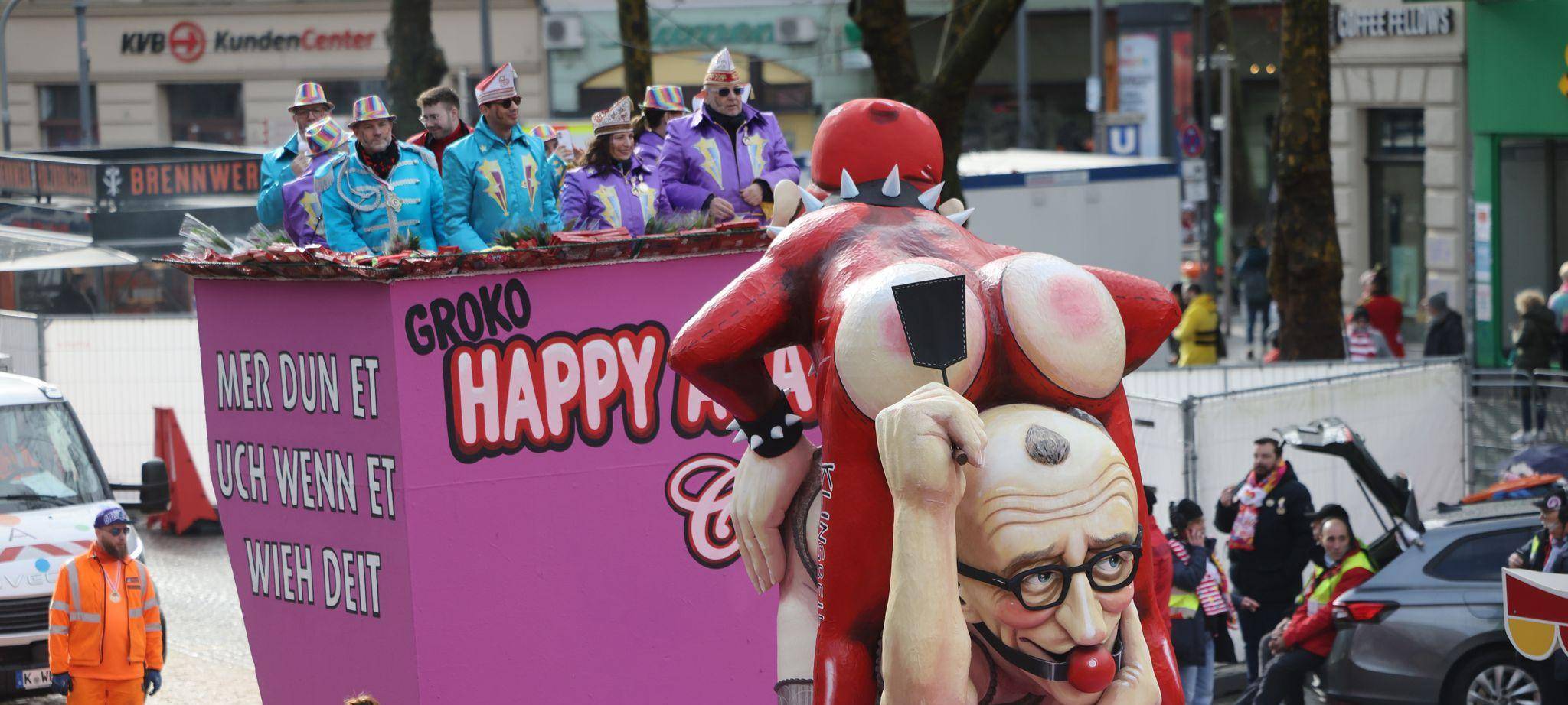 Rosenmontag am Rhein - Köln