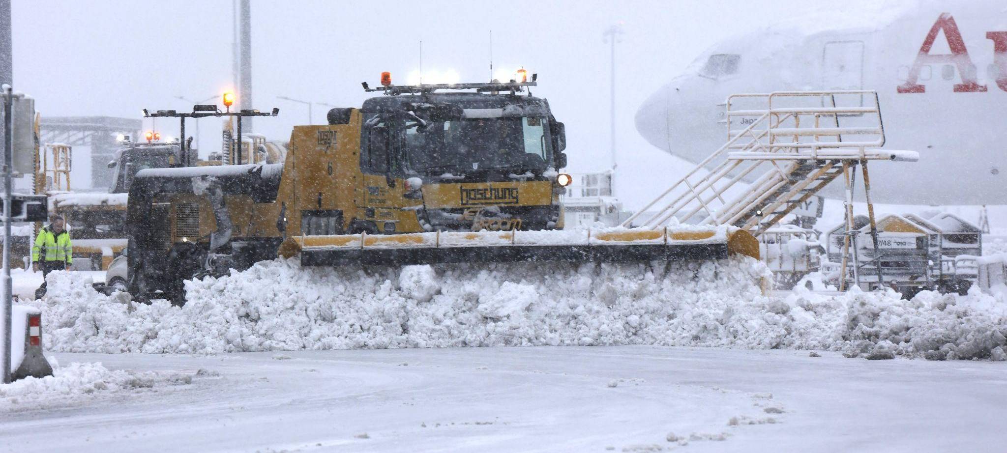 Winter in Wien - Flughafen Schwechat