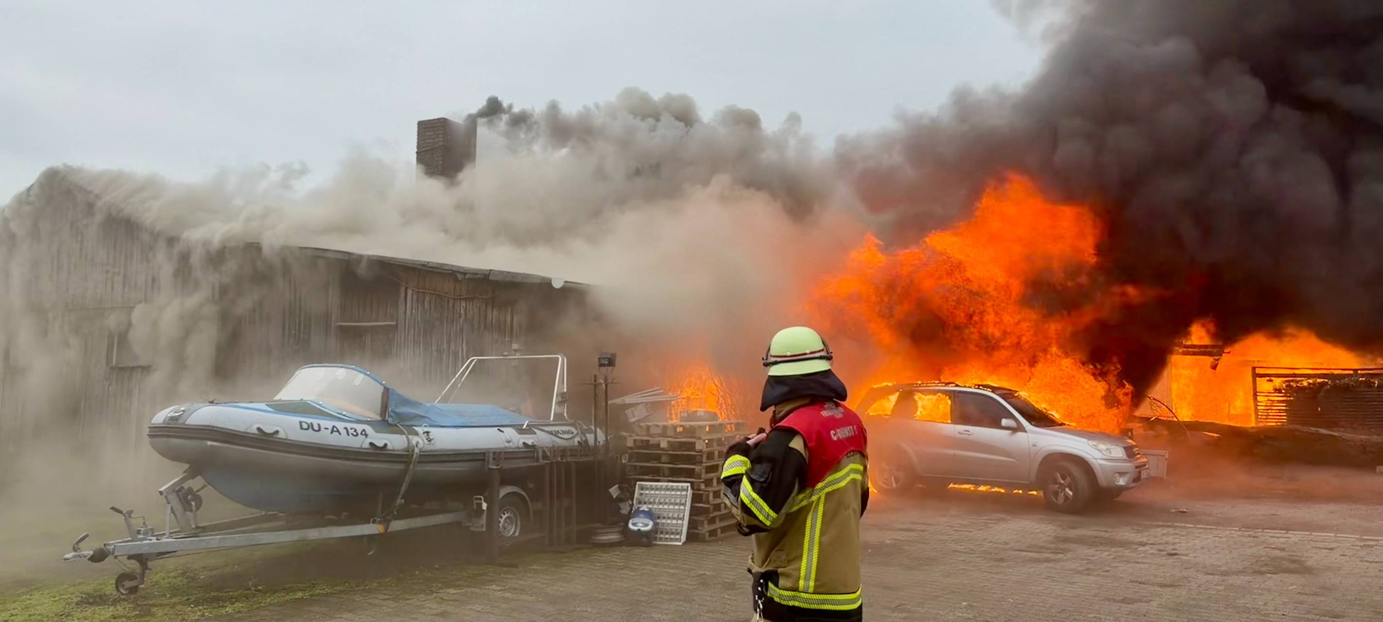 Großbrand in Essen am Freitag