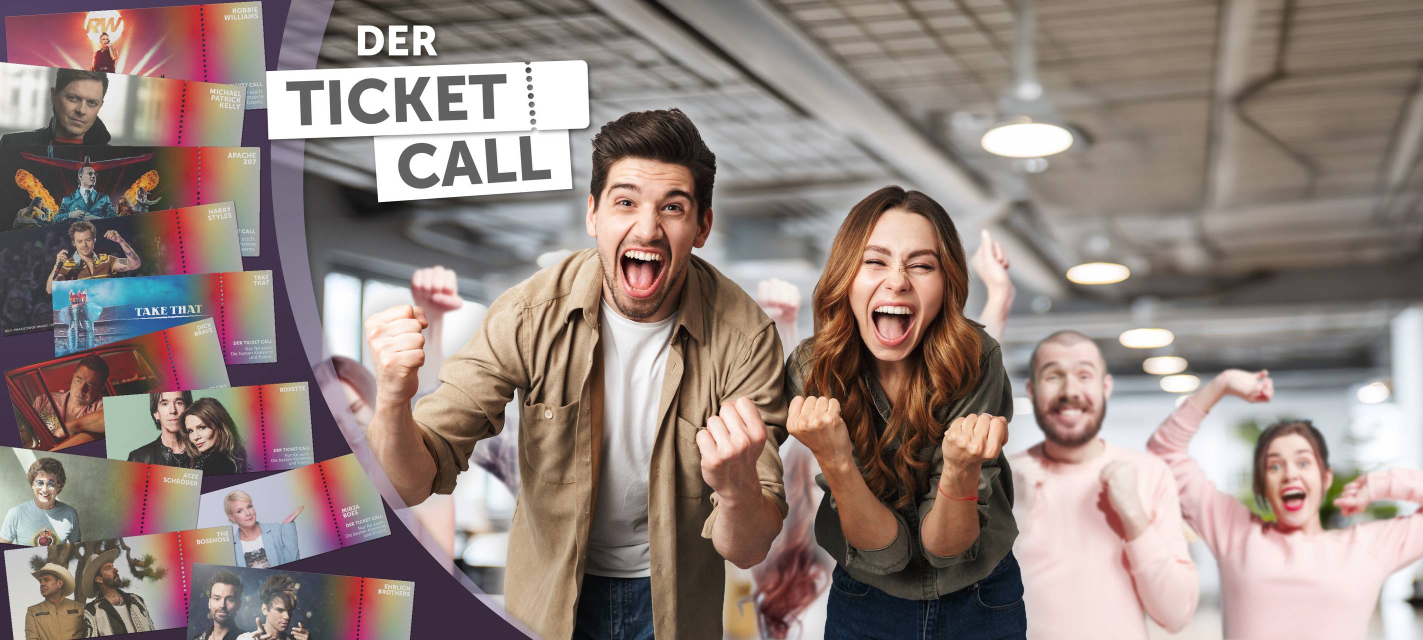 Der Ticket Call – Radio an und ab zu besten Events