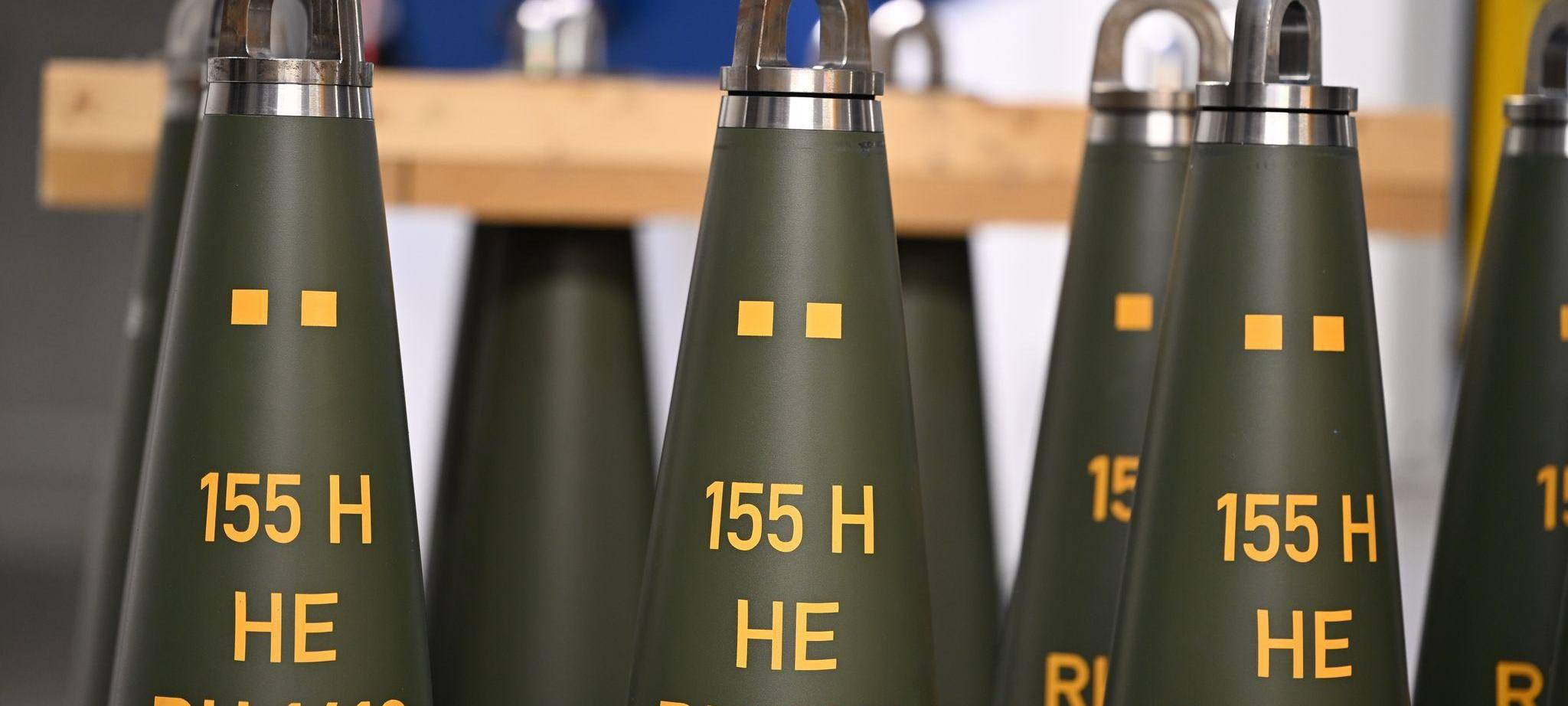 Artilleriegranaten von Rheinmetall