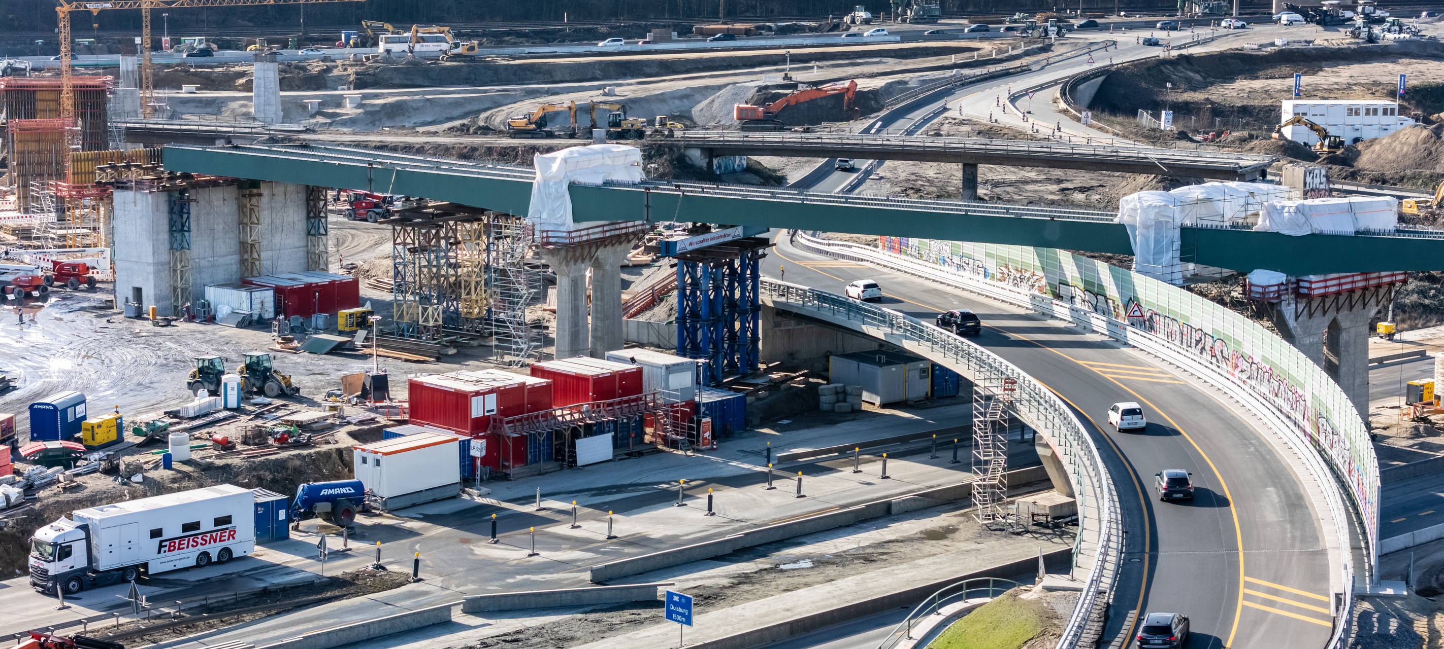 Weitere Sperrungen im Kreuz Kaiserberg ab morgen