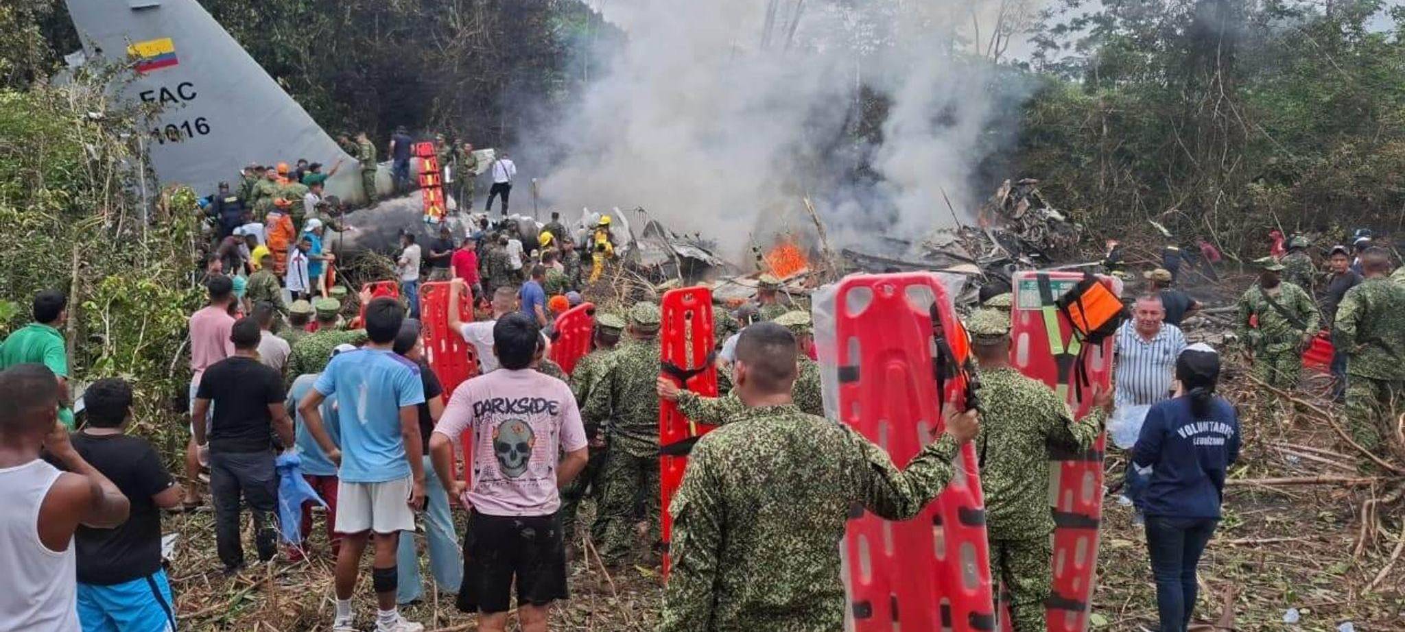 Absturz von Militärflugzeug in Kolumbien