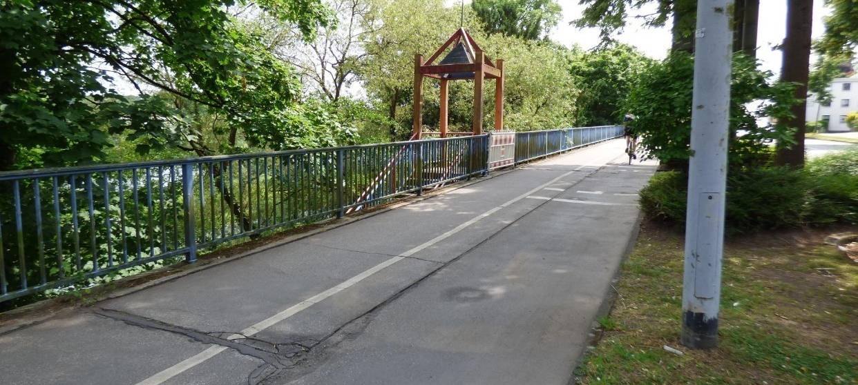 Ruhrufer: Geh- und Radweg teilweise gesperrt