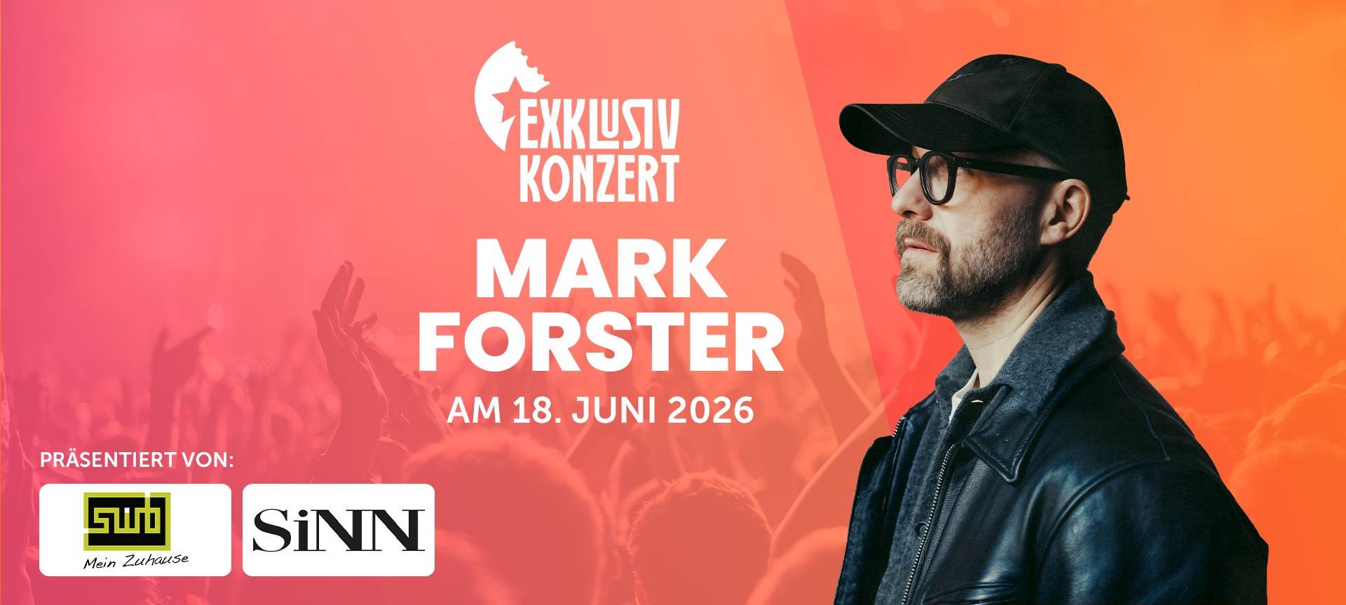 Mark Forster im Exklusivkonzert bei Radio Mülheim
