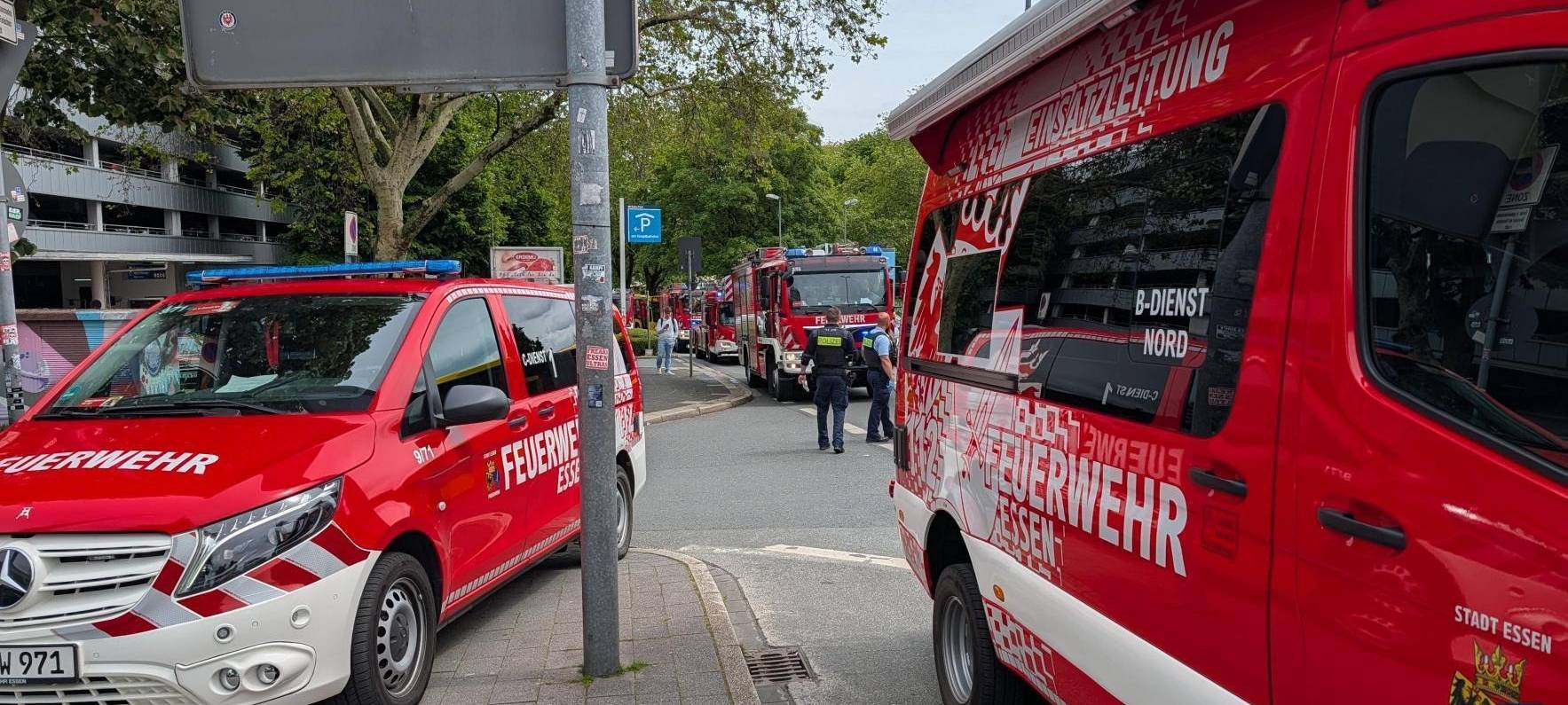Essen: Großeinsatz in U-Bahn-Station