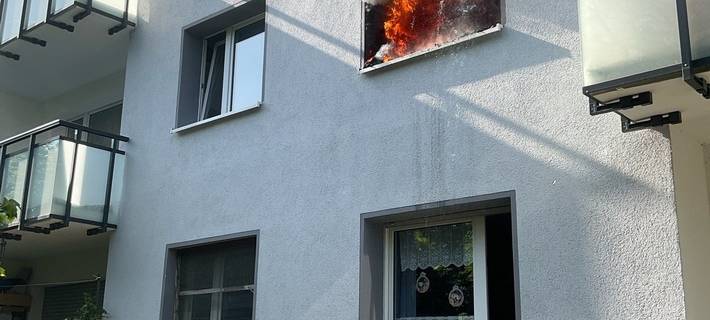 Mülheim-Styrum: Feuerwehr löscht Küchenbrand