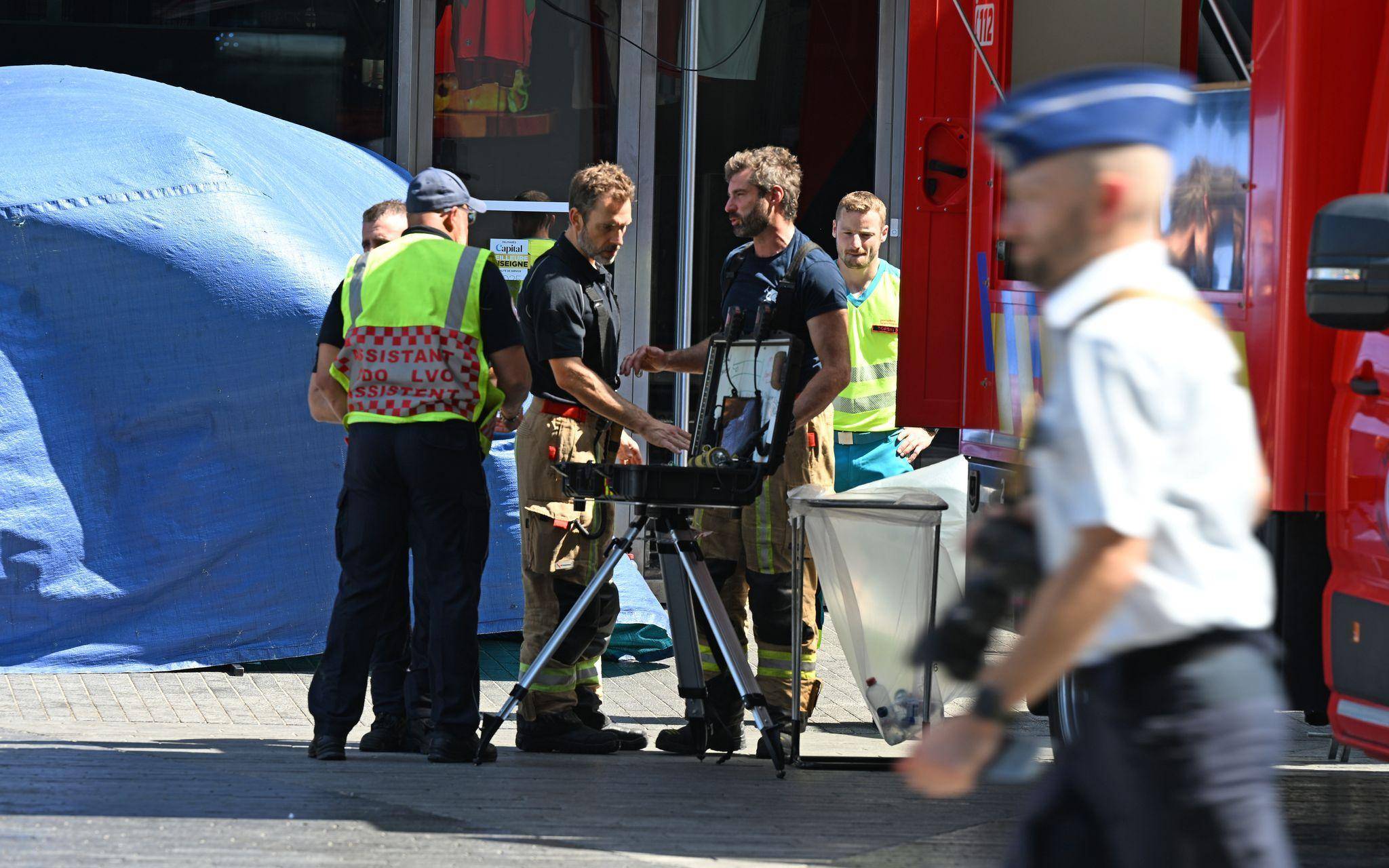 Gebäudebrand in Brüssel