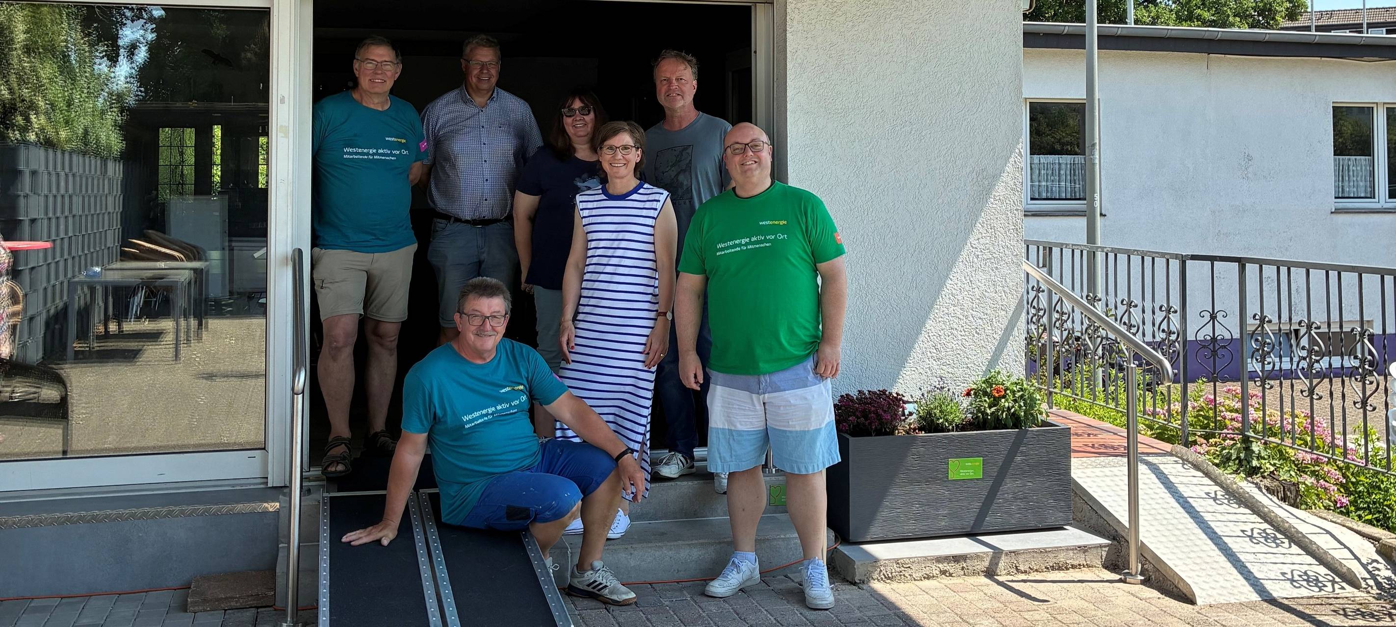 Mülheim: Westenergie-Mitarbeiter ehrenamtlich im Einsatz