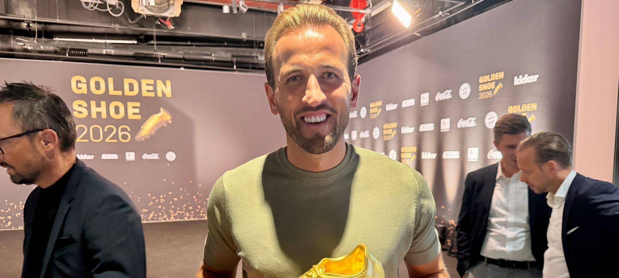 Auszeichnung "Goldener Schuh" für Bayern-Profi Harry Kane