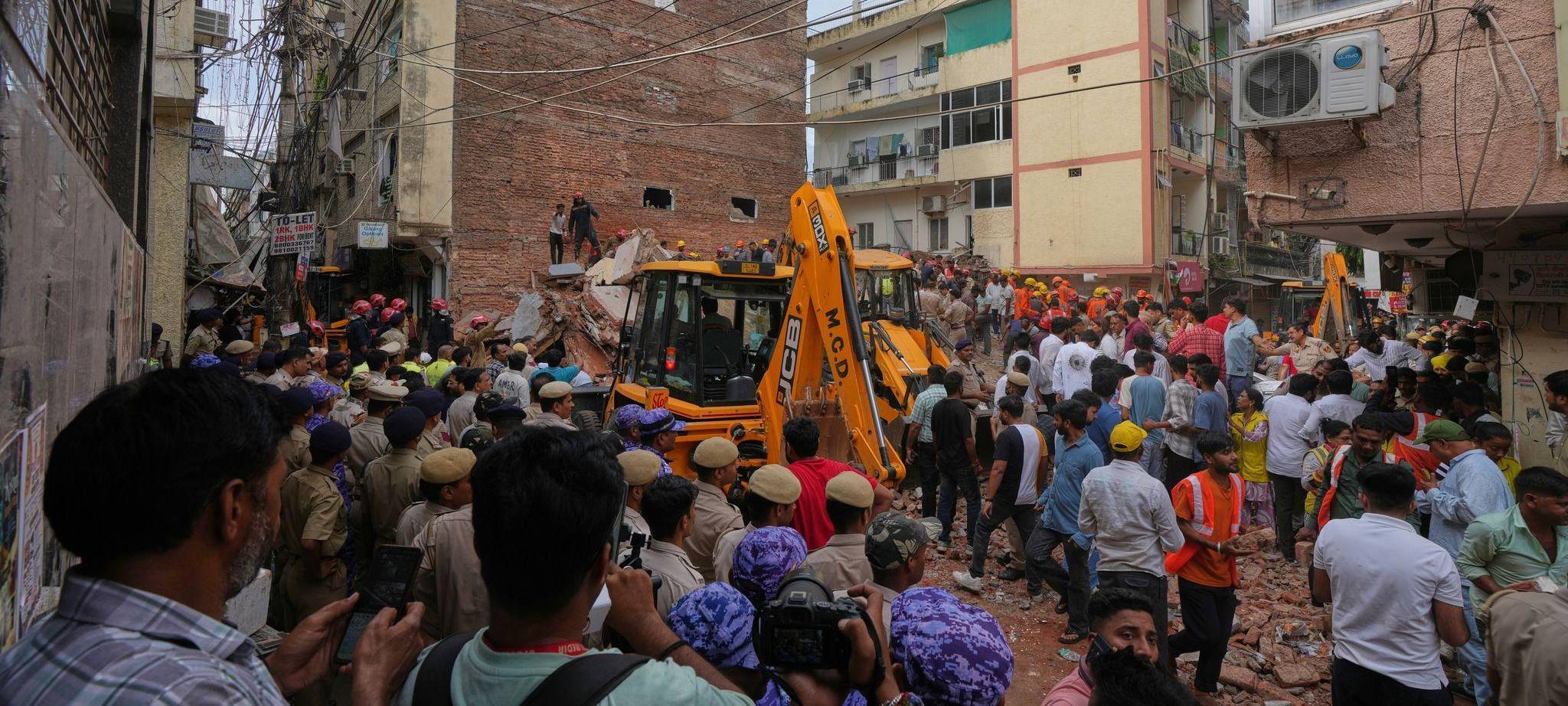 Gebäudeeinsturz in Indien