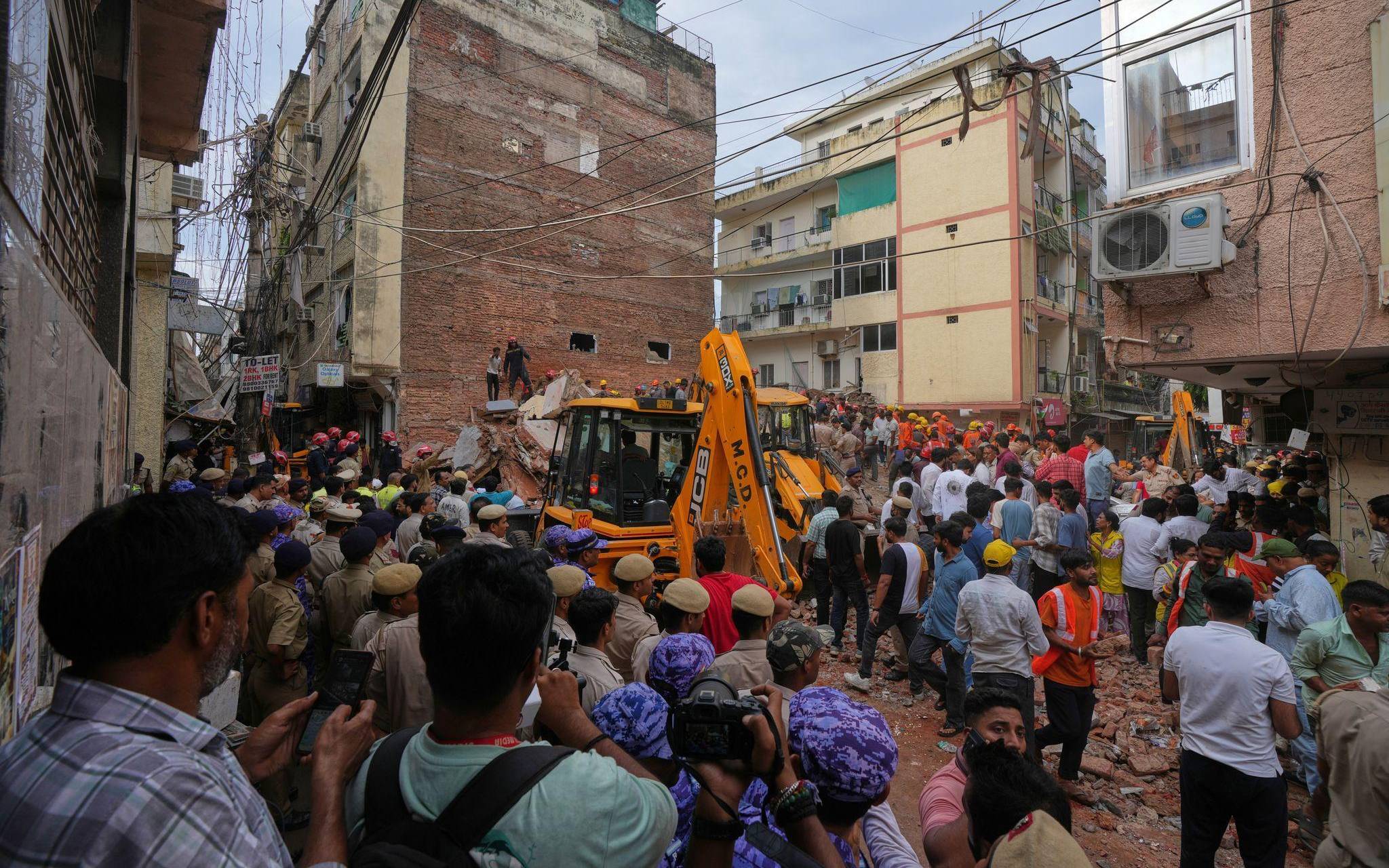 Gebäudeeinsturz in Indien