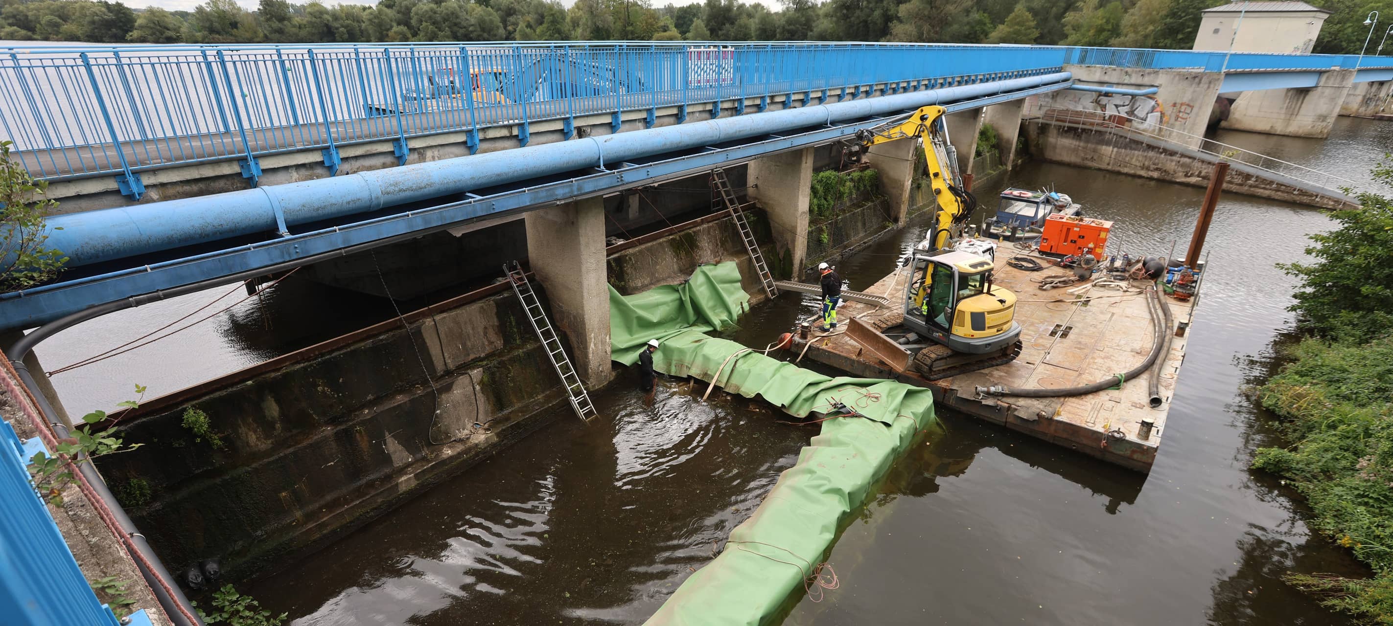 Mülheim: RWW setzt Arbeiten am Kahlenberg-Damm fort