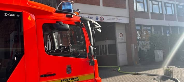 Mülheim: Patientin nach Klinikbrand festgenommen
